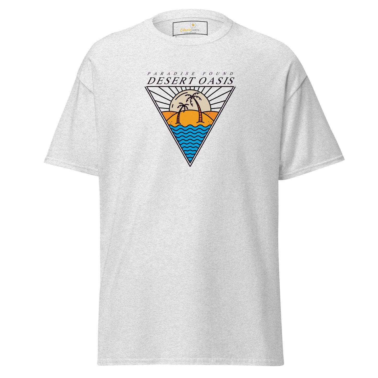 Heren klassiek t-shirt - SUMMER DESERT OASIS - REGULAR
