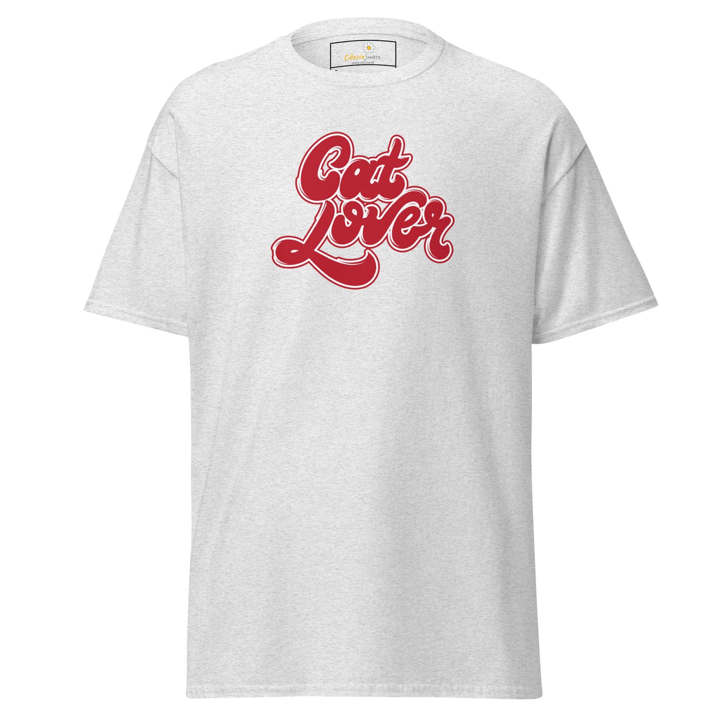 Unisex classic t-shirt - ANIMALS TEXT CAT LOVER - REGULAR