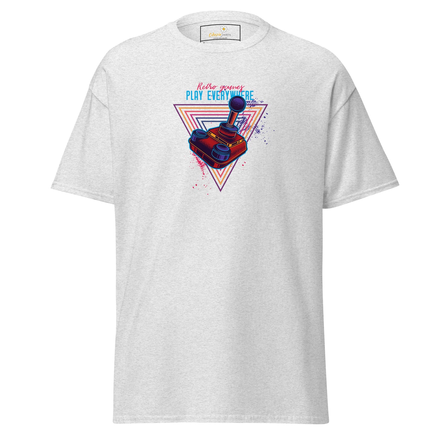 Unisex classic t-shirt - GAMERS PLAY EVERYWHERE JOYSTICK - REGULAR