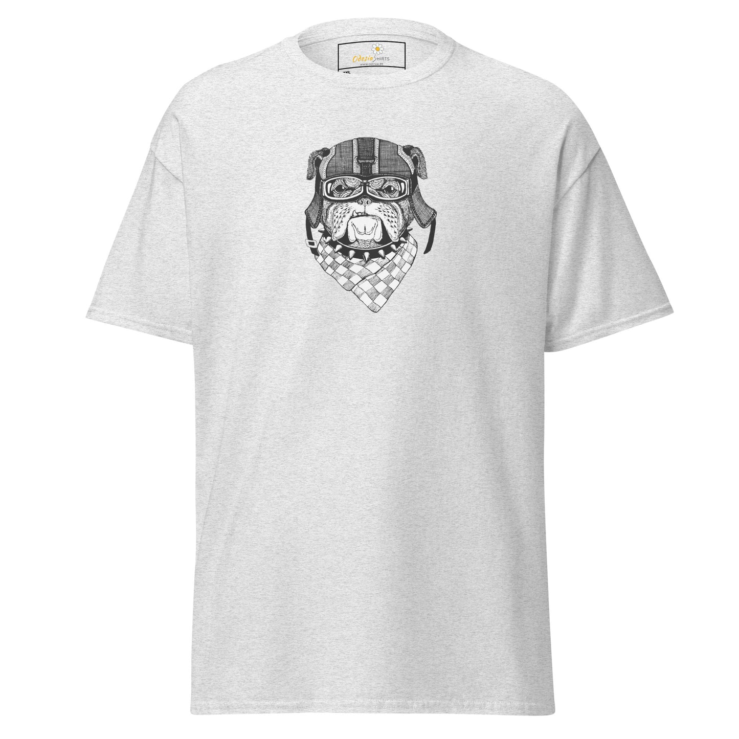 Unisex classic t-shirt - ANIMALS DOG HEAD BANDANA - BIG