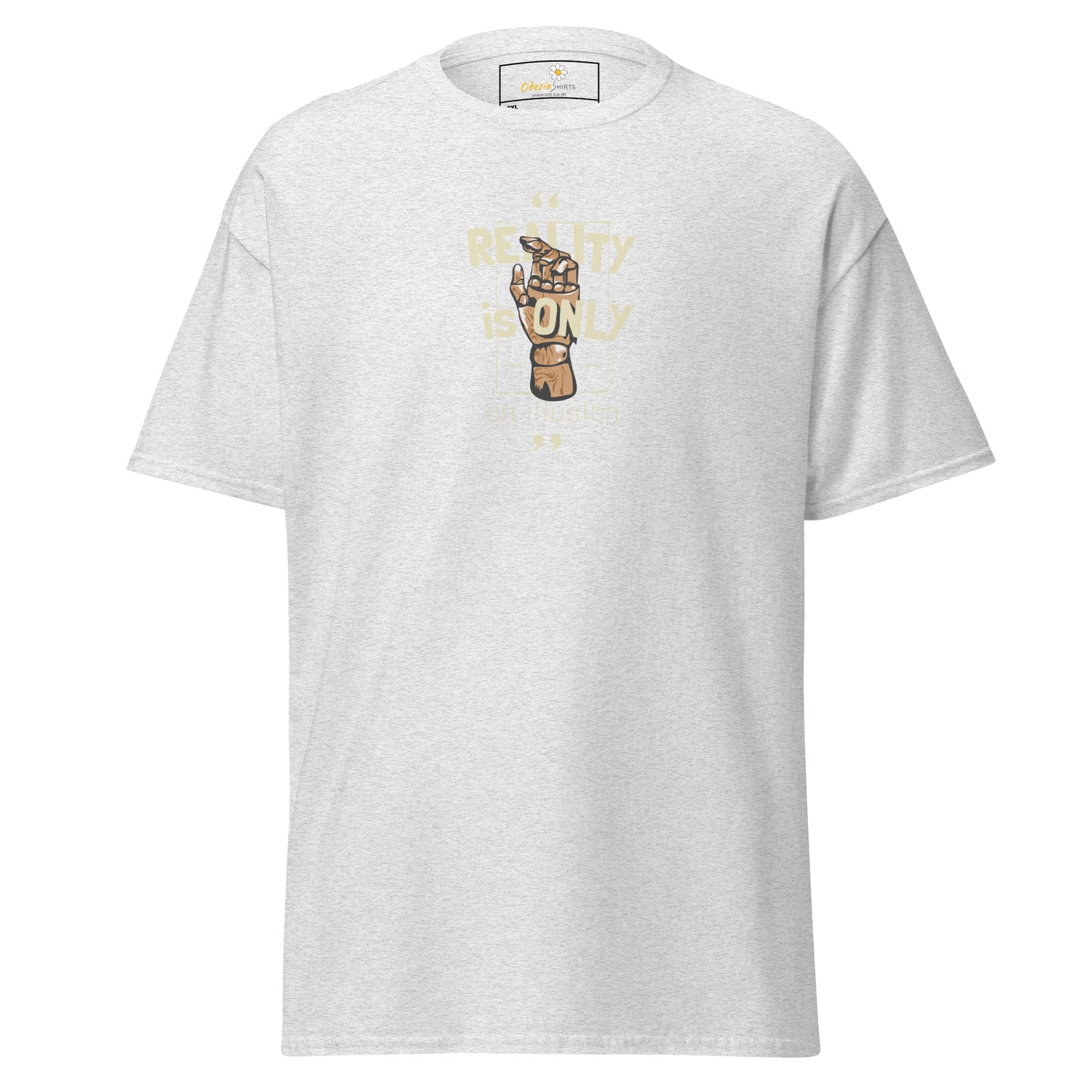 Unisex classic t-shirt - MYSTIC REALITY IS ONLY AN ILLUSION - BIG