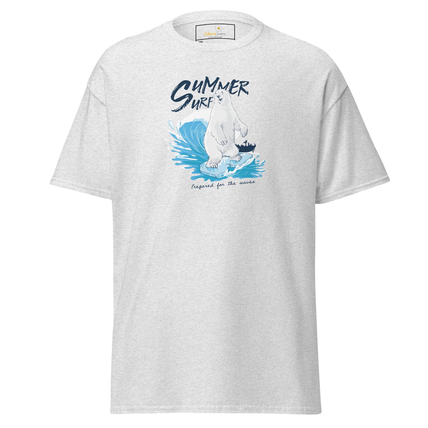 T-shirt classique homme - SUMMER SURFING BEAR - GRAND