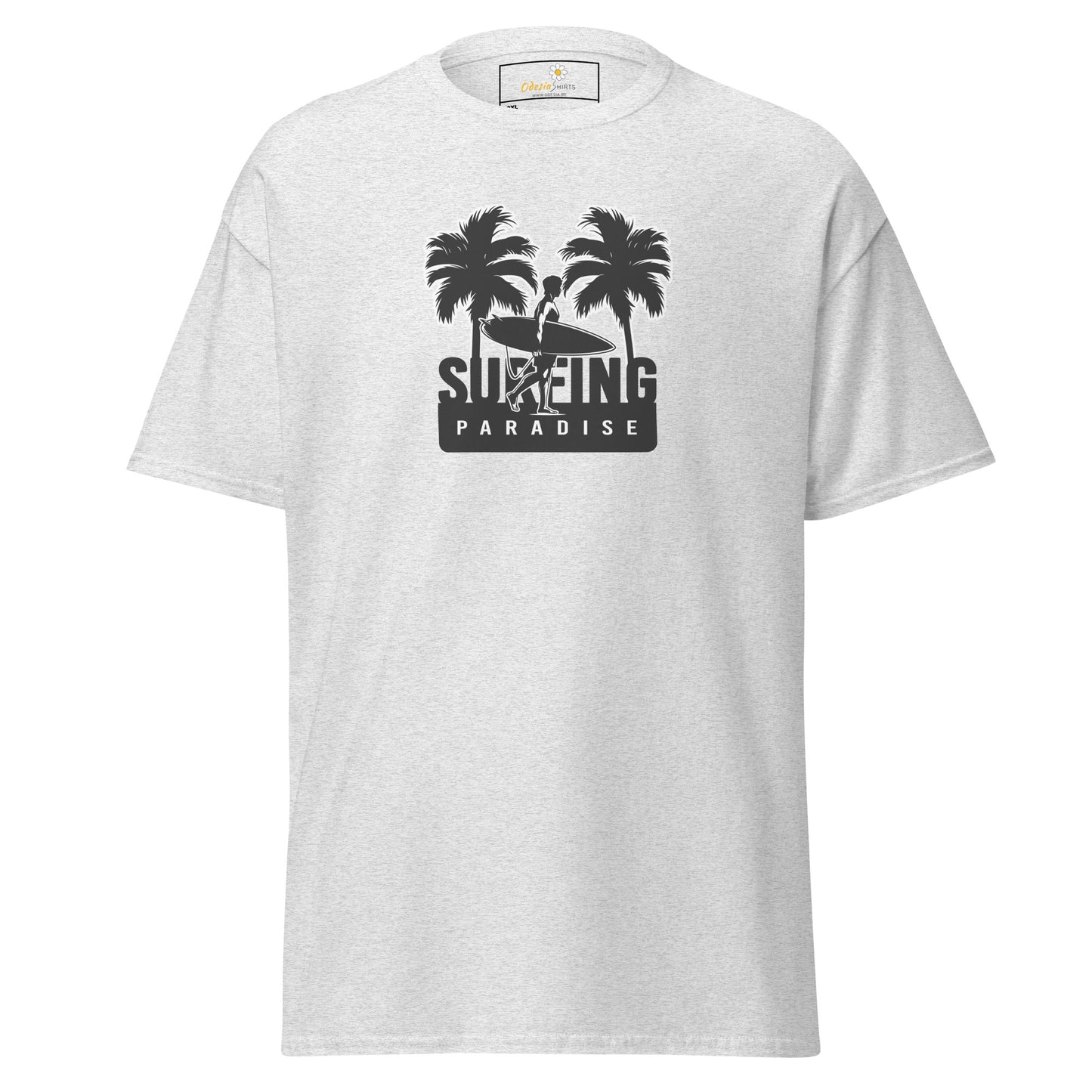 T-shirt classique pour homme - SUMMER SURFING TREES - BIG