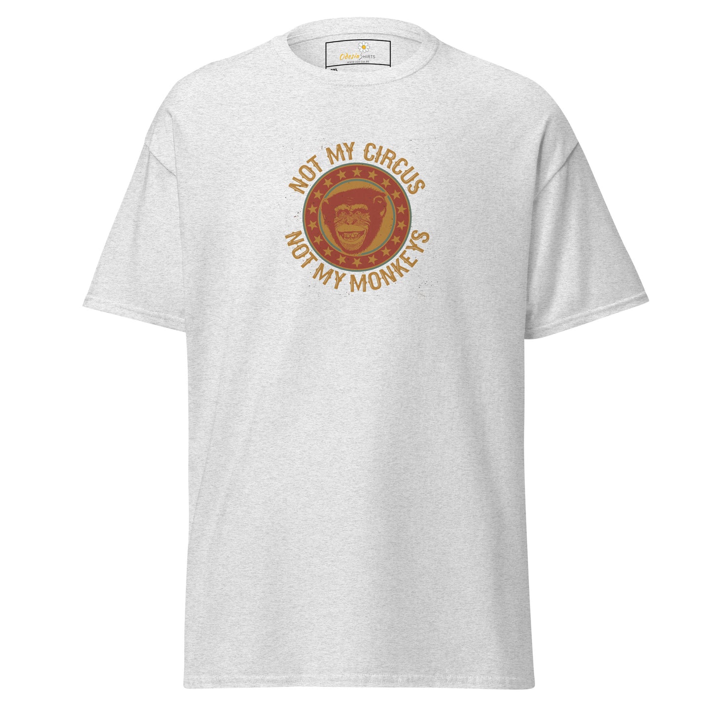 T-shirt classique homme - VINTAGE NOT MY MONKEYS CIRCUS - GRAND