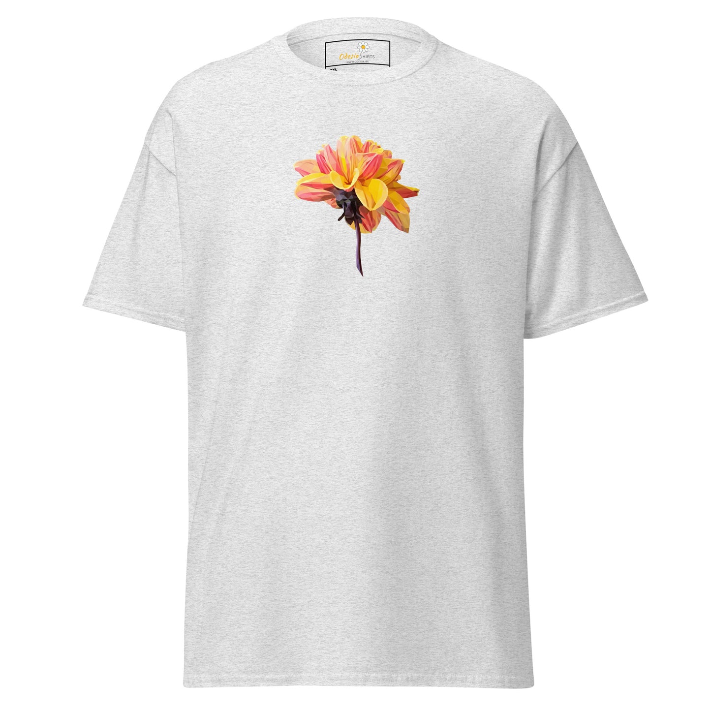 Unisex classic t-shirt - NATURE RED YELLOW FLOWERS - BIG