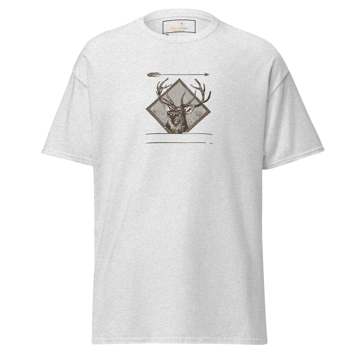 T-shirt classique unisexe - ANIMAUX CERF FLÈCHE - GRAND