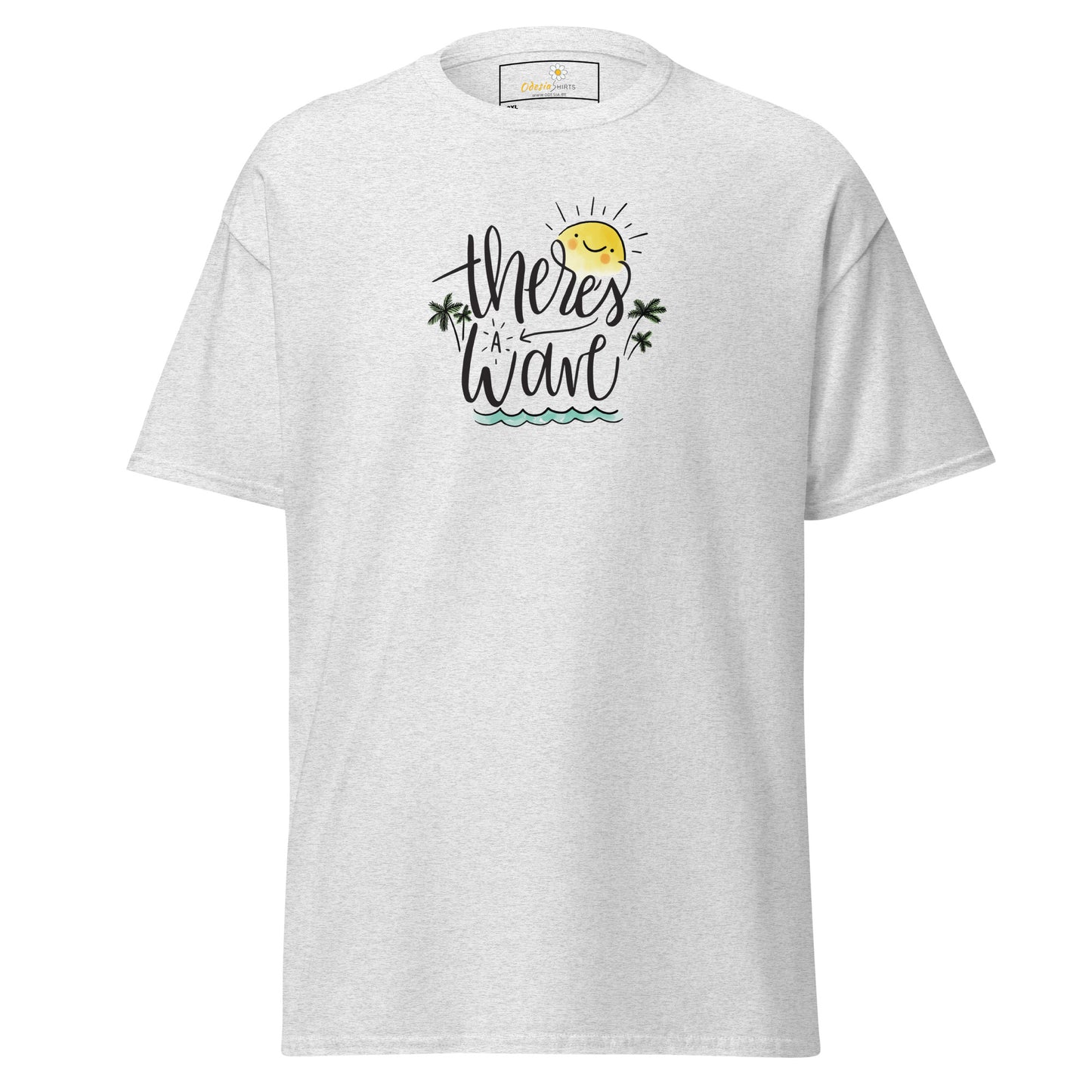 T-shirt classique pour homme - SUMMER THERES A WAVE - BIG