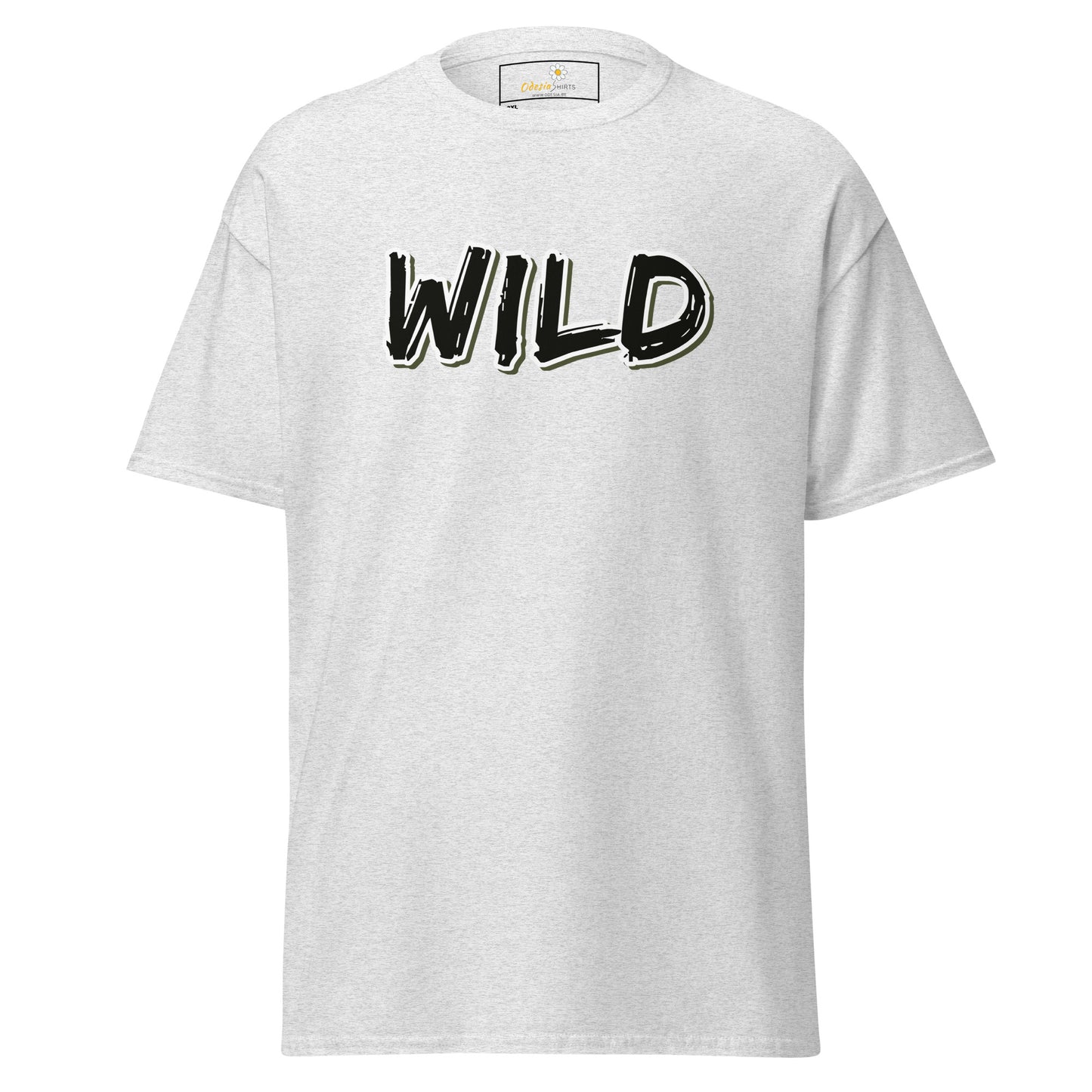 T-shirt classique pour homme - TEXT WILD - BIG