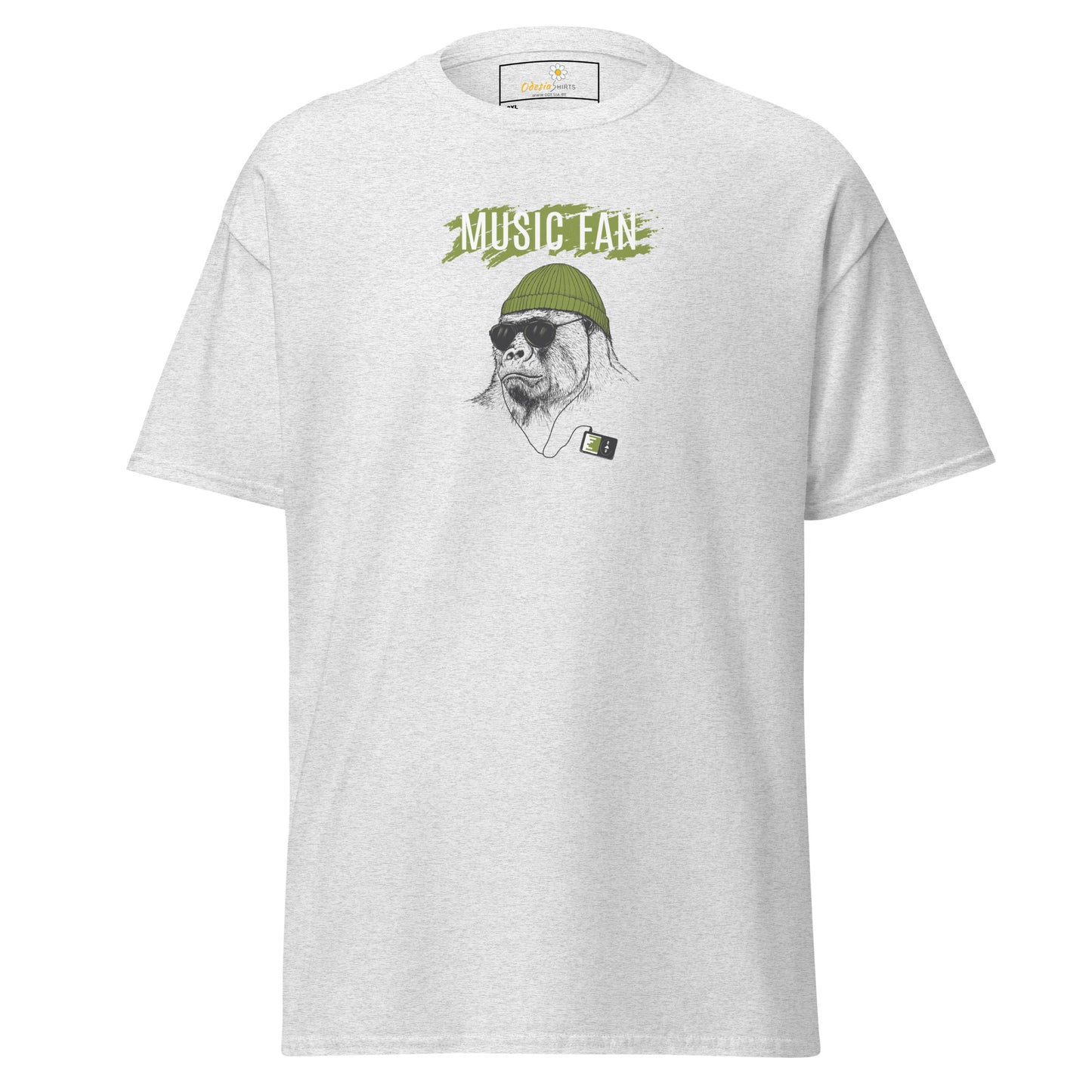 T-shirt classique homme - WILDLIFE MUSIC GORILLA - GRAND