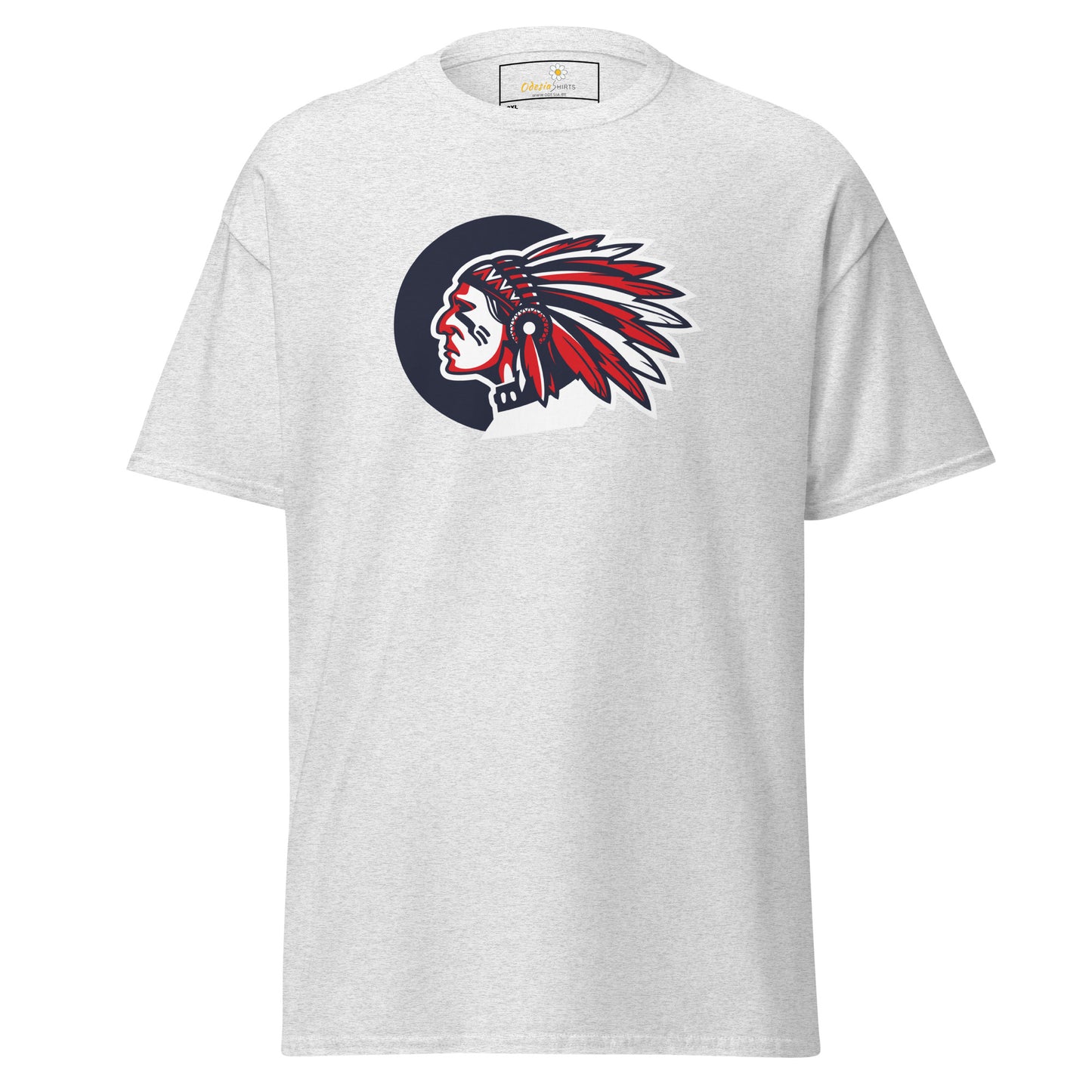 T-shirt classique homme - VINTAGE INDIAN HEAD - GRAND
