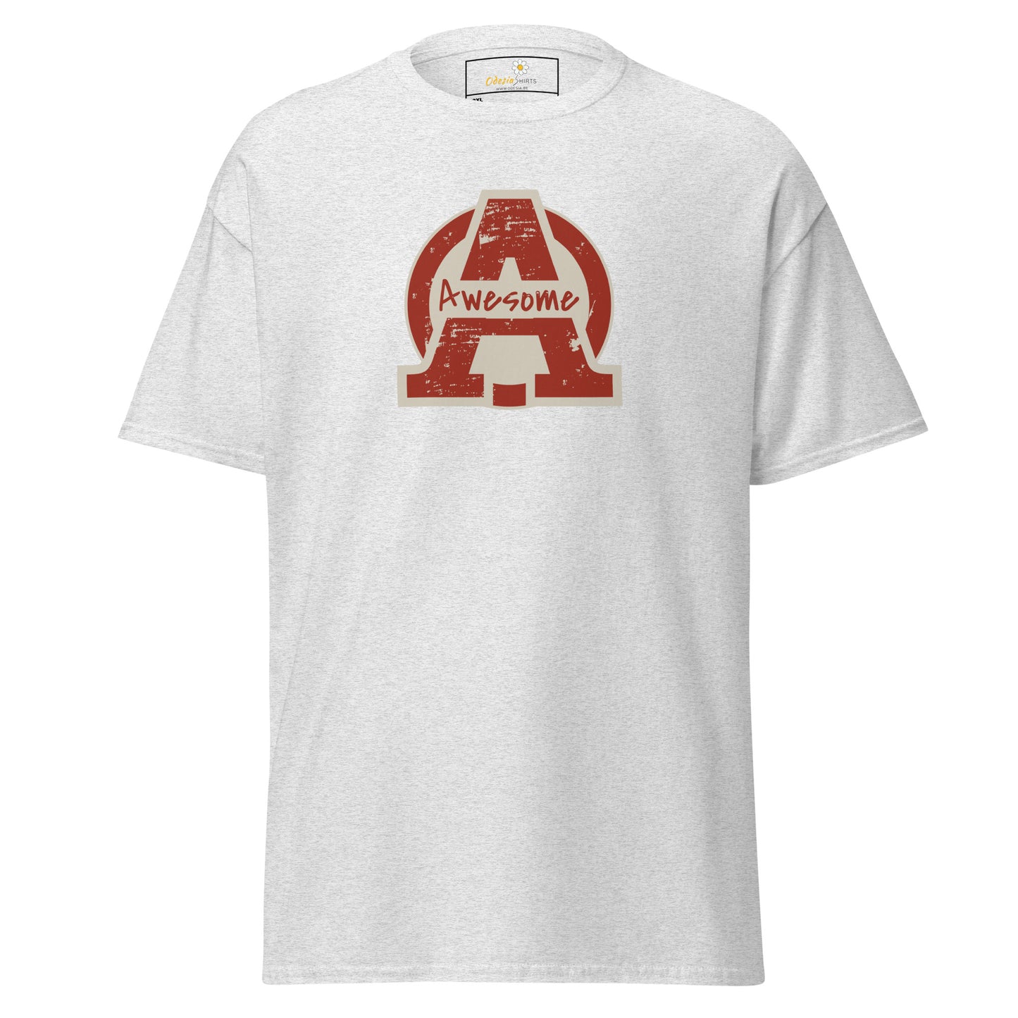 T-shirt classique pour homme - Texte génial - Grand