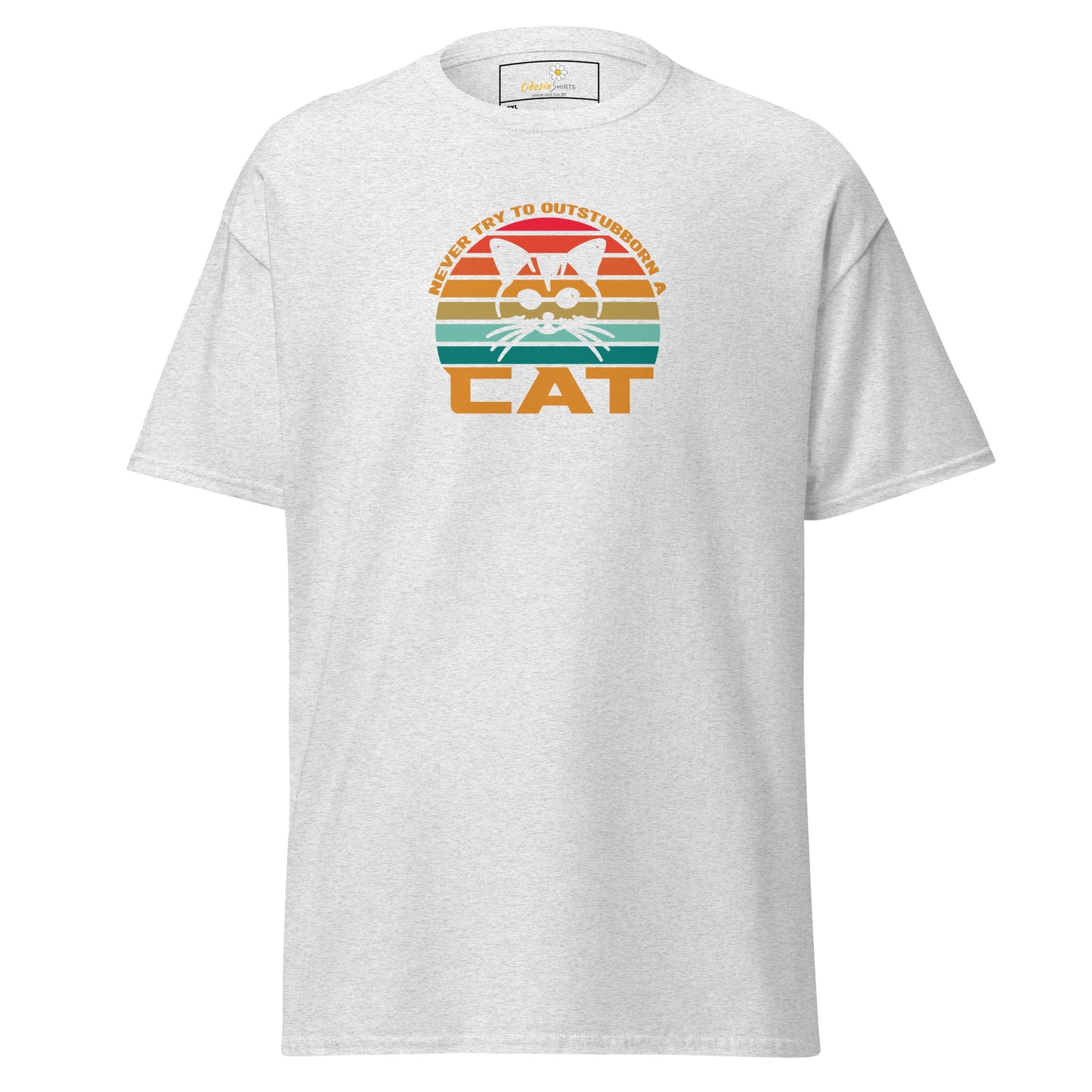 T-shirt classique unisexe - LES ANIMAUX NE TENTENT JAMAIS UN CHAT - GRAND