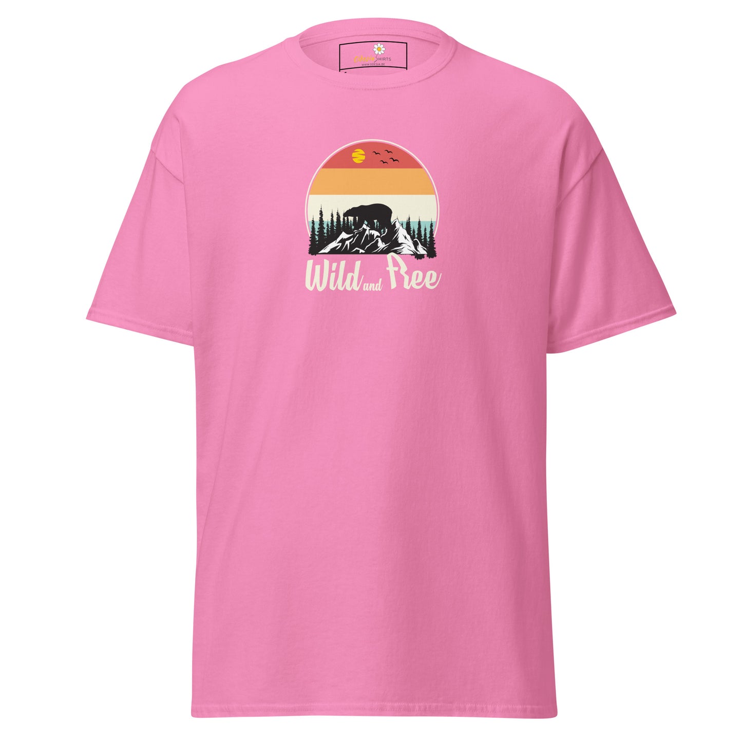 Unisex classic t-shirt - ADVENTURE WILD AND FREE - REGULAR