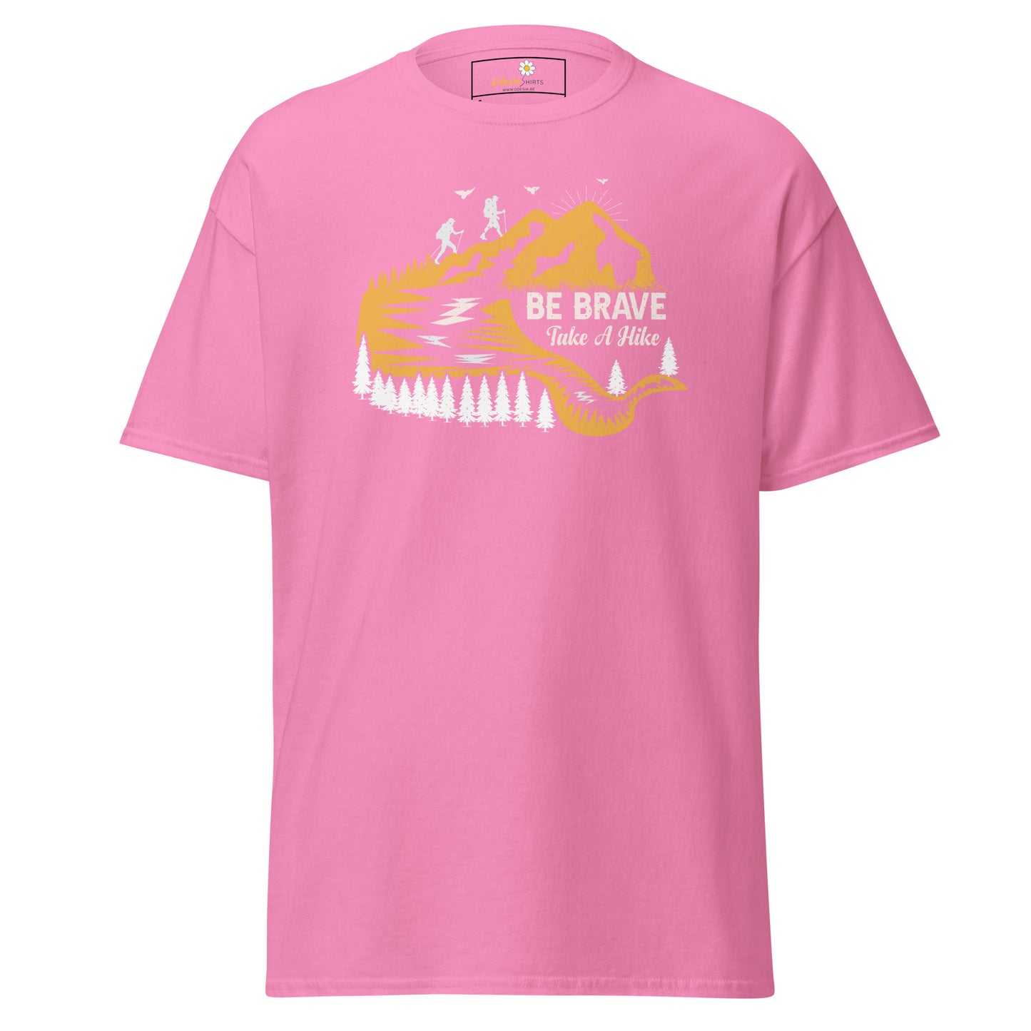 Unisex classic t-shirt - ADVENTURE BE BRAVE WANDER - REGULAR