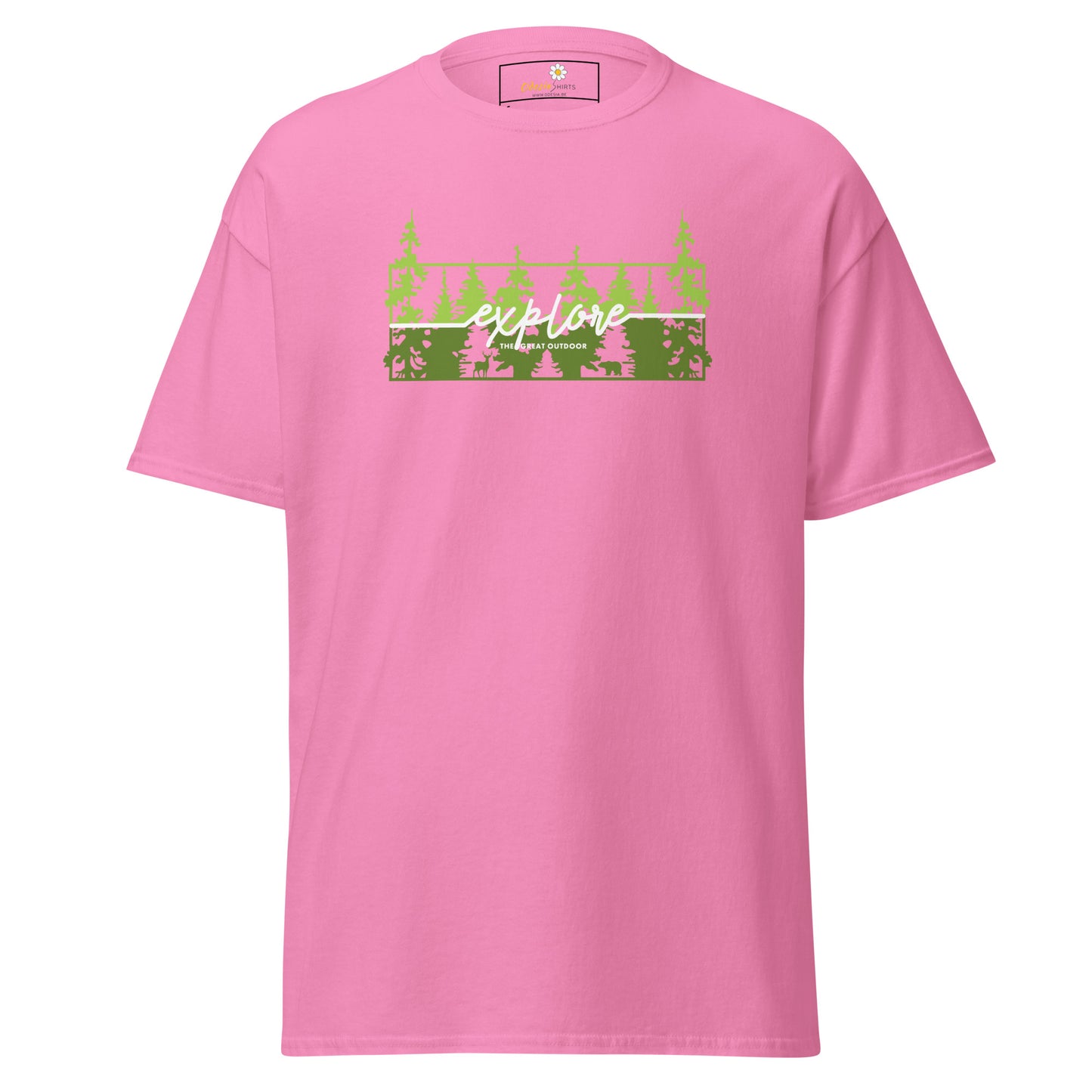 T-shirt classique unisexe - AVENTURE EXPLORE TREES - REGULAR