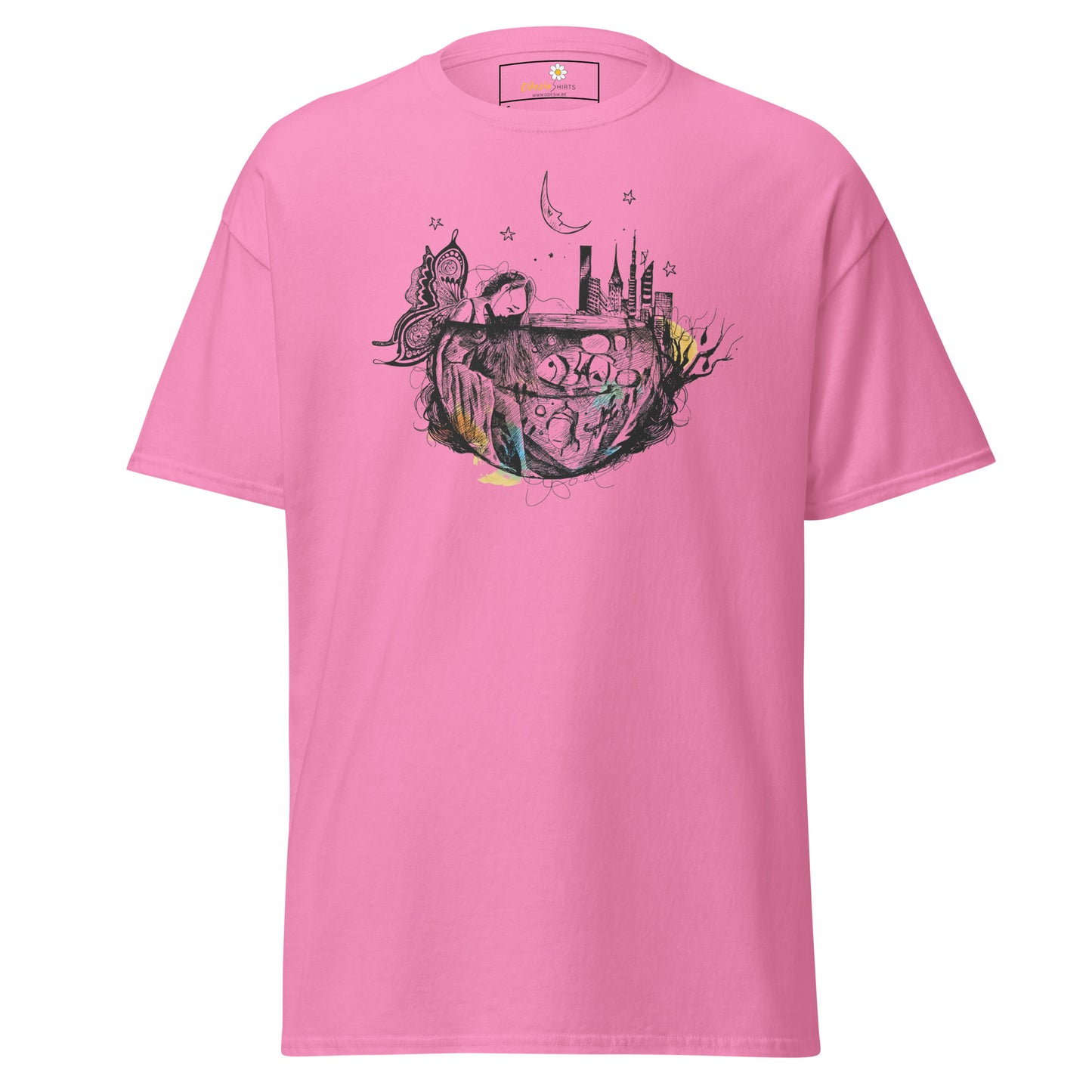Unisex classic t-shirt - FANTASY GIRL FISHBOWL - REGULAR