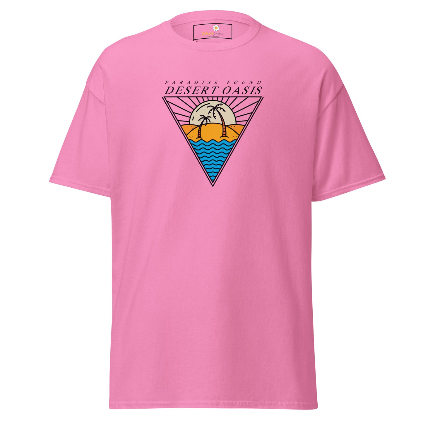 Heren klassiek t-shirt - SUMMER DESERT OASIS - REGULAR