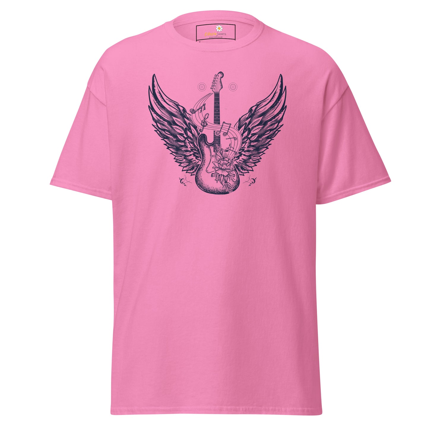 Unisex klassiek t-shirt - MUZIEK ROCK AND ROLL GITAAR - REGULAR
