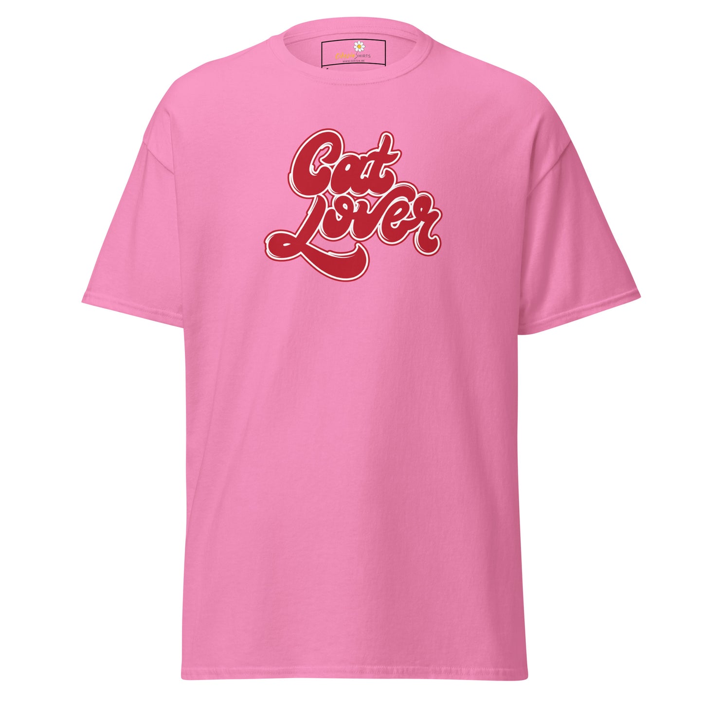 Unisex classic t-shirt - ANIMALS TEXT CAT LOVER - REGULAR