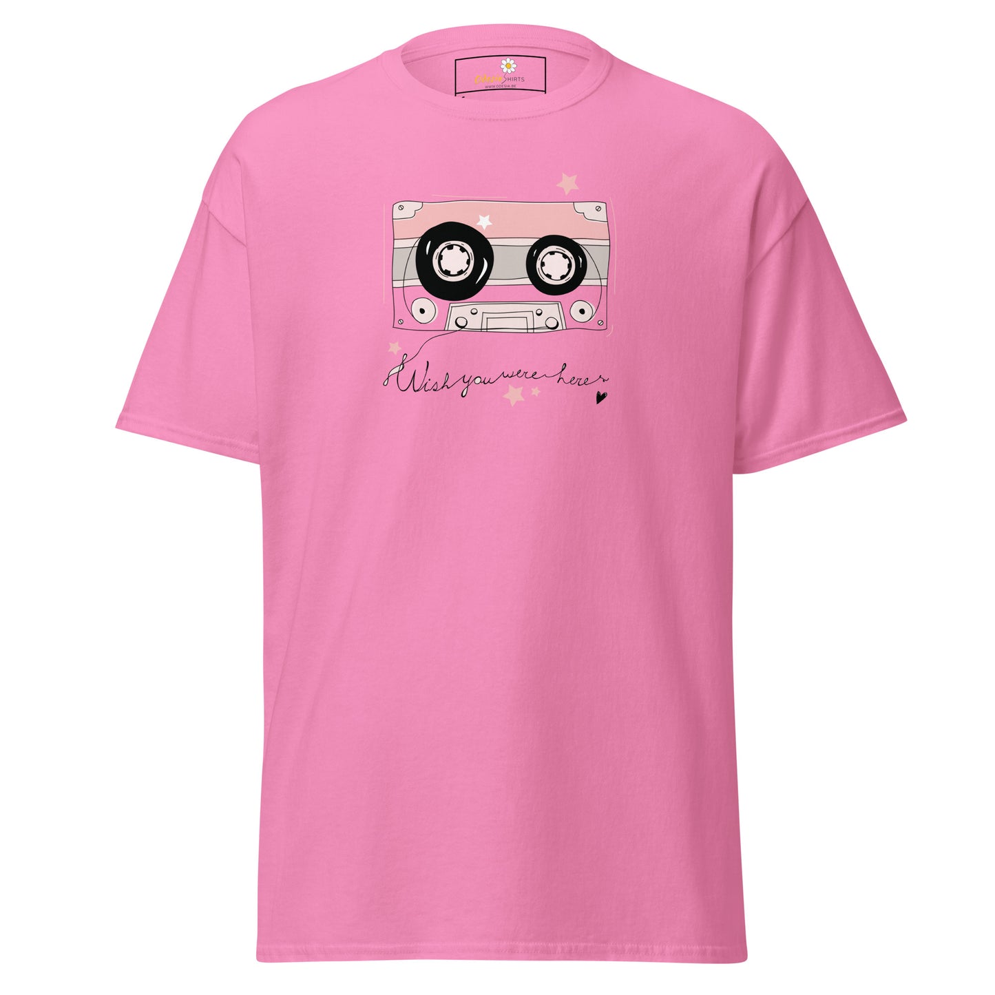 Unisex classic t-shirt - MUSIC WISH YOU WERE HERE - REGULAR