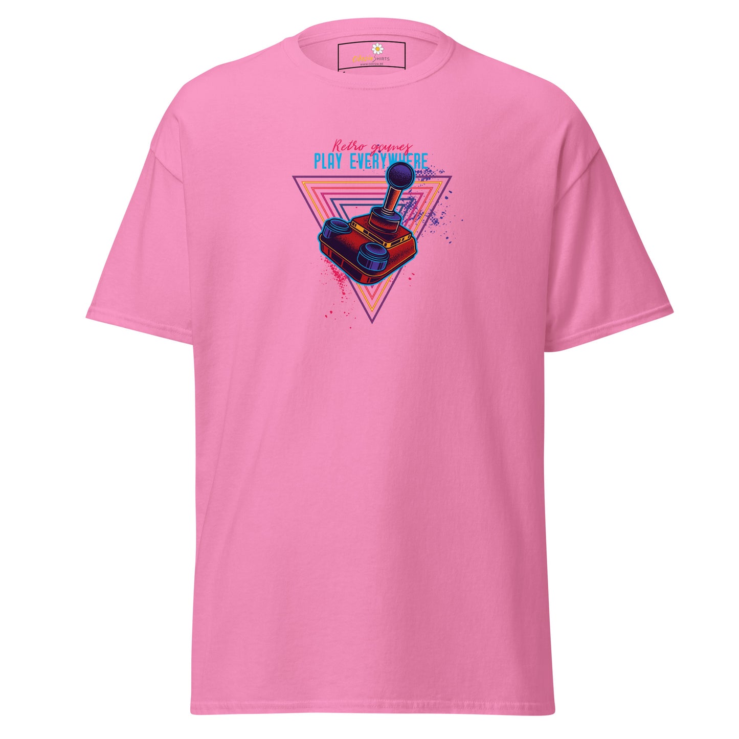 Unisex classic t-shirt - GAMERS PLAY EVERYWHERE JOYSTICK - REGULAR