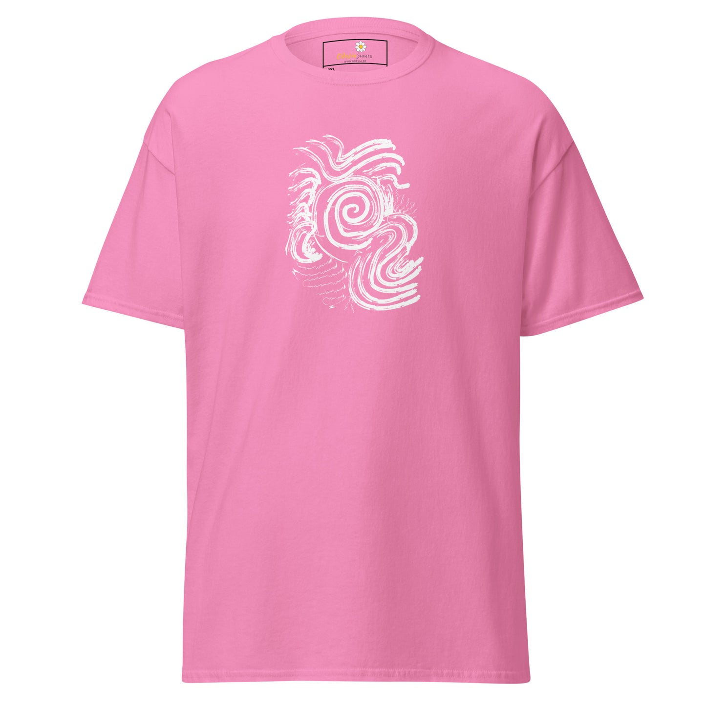 Unisex classic t-shirt - ABSTRACT SUNLIGHT WAVES - BIG