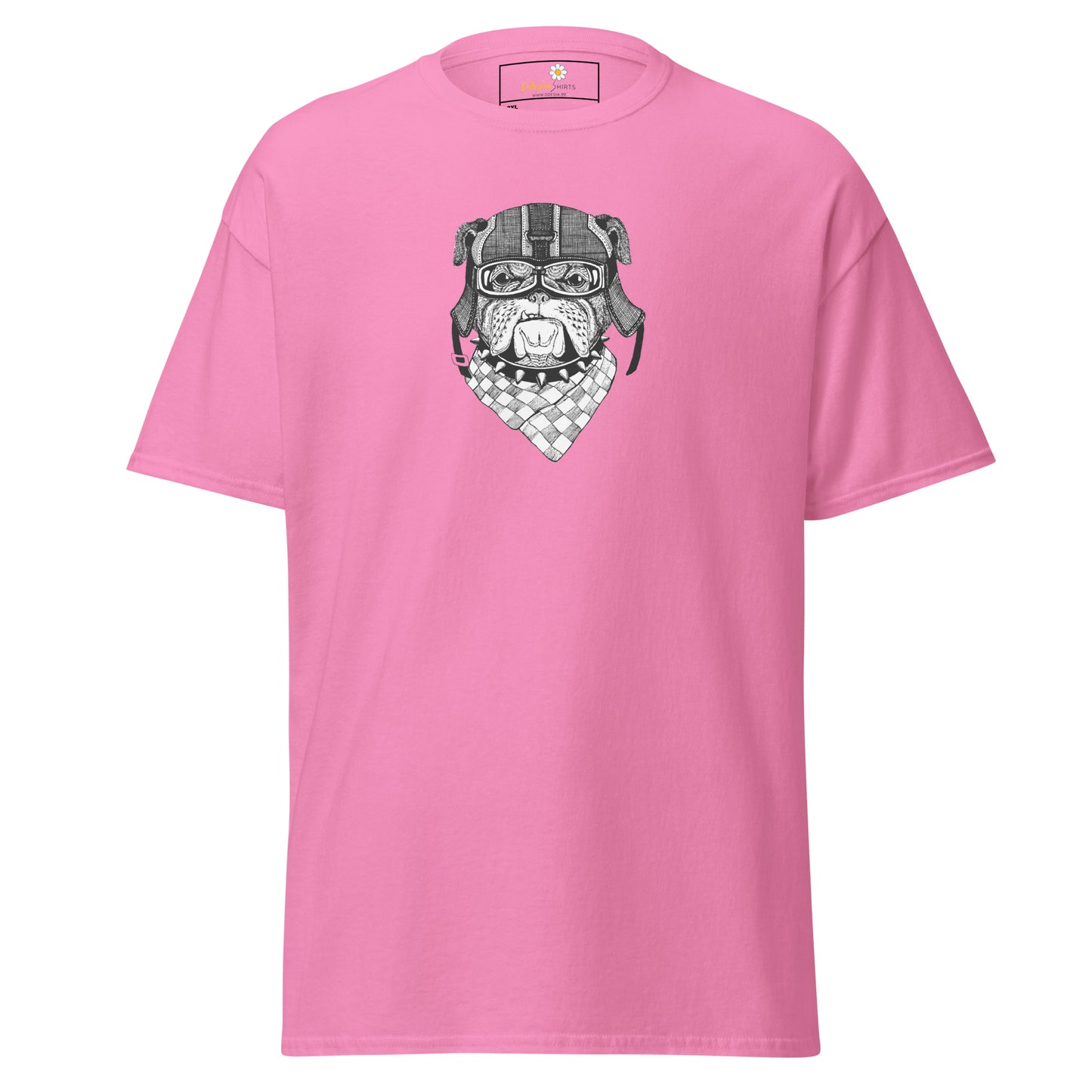 Unisex classic t-shirt - ANIMALS DOG HEAD BANDANA - BIG
