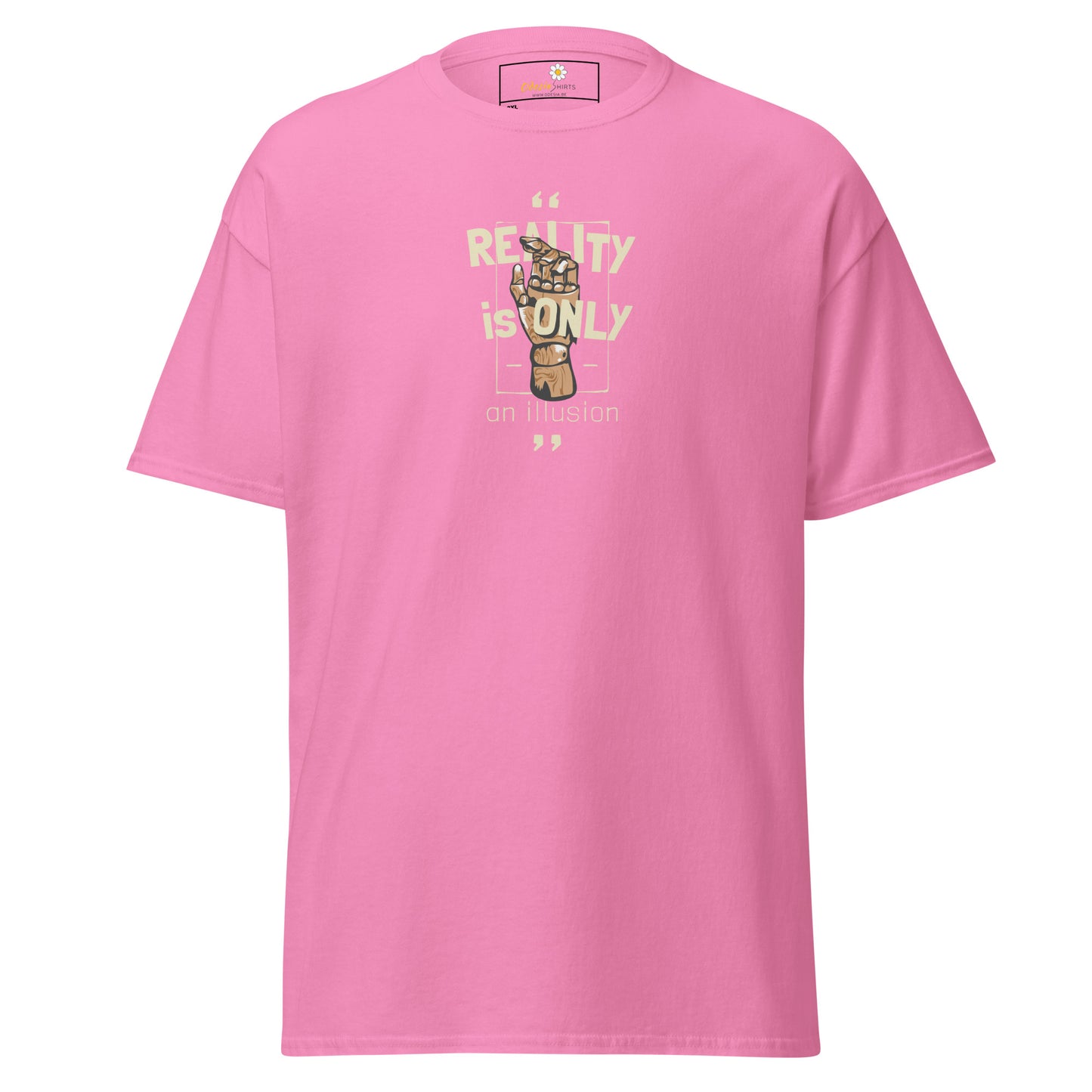 Unisex classic t-shirt - MYSTIC REALITY IS ONLY AN ILLUSION - BIG