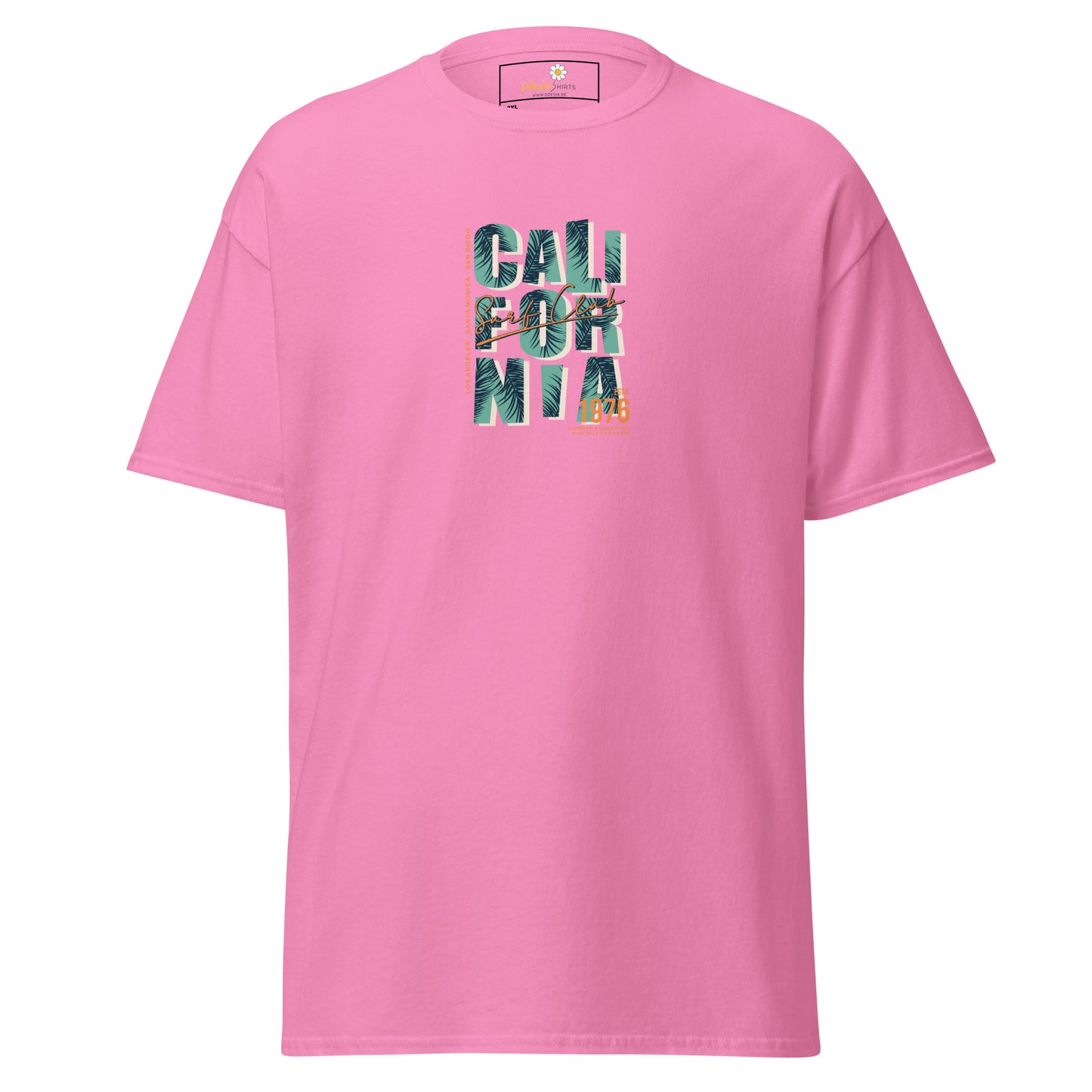Heren klassiek t-shirt - TEXT CALIFORNIA - GROOT