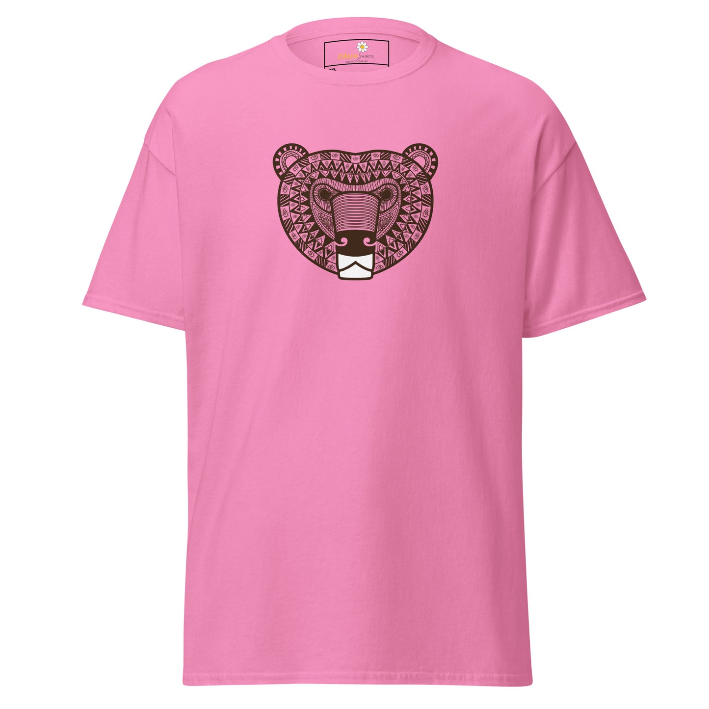 Klassiek heren t-shirt - WILDLIFE AZTECH BEAR - GROOT