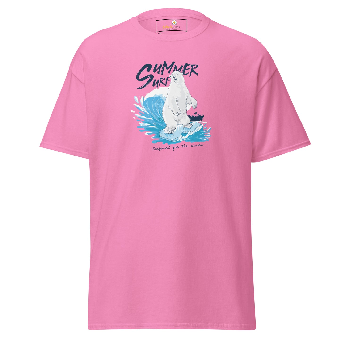 T-shirt classique homme - SUMMER SURFING BEAR - GRAND