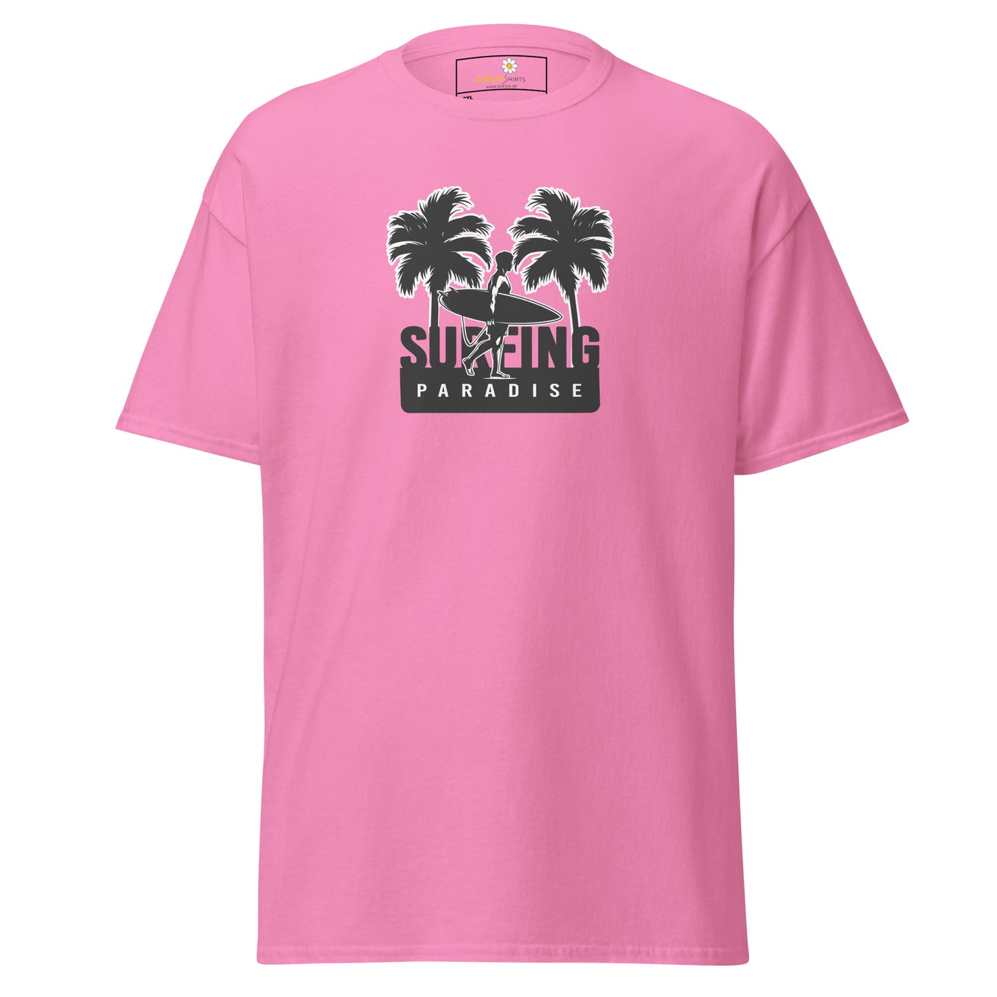 T-shirt classique pour homme - SUMMER SURFING TREES - BIG