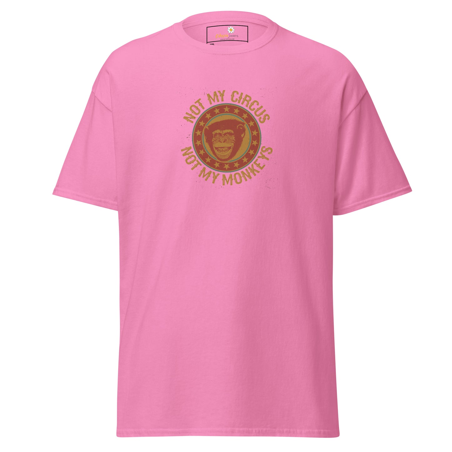 T-shirt classique homme - VINTAGE NOT MY MONKEYS CIRCUS - GRAND