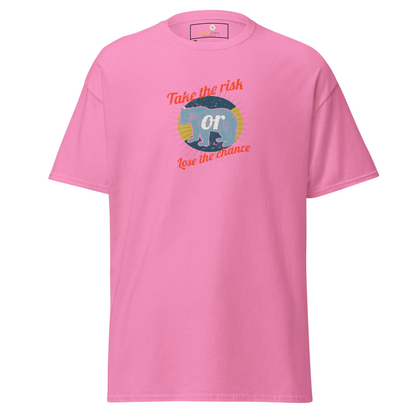 Unisex classic t-shirt - ADVENTURE TAKE THE RISK LOSE CHANCE - BIG