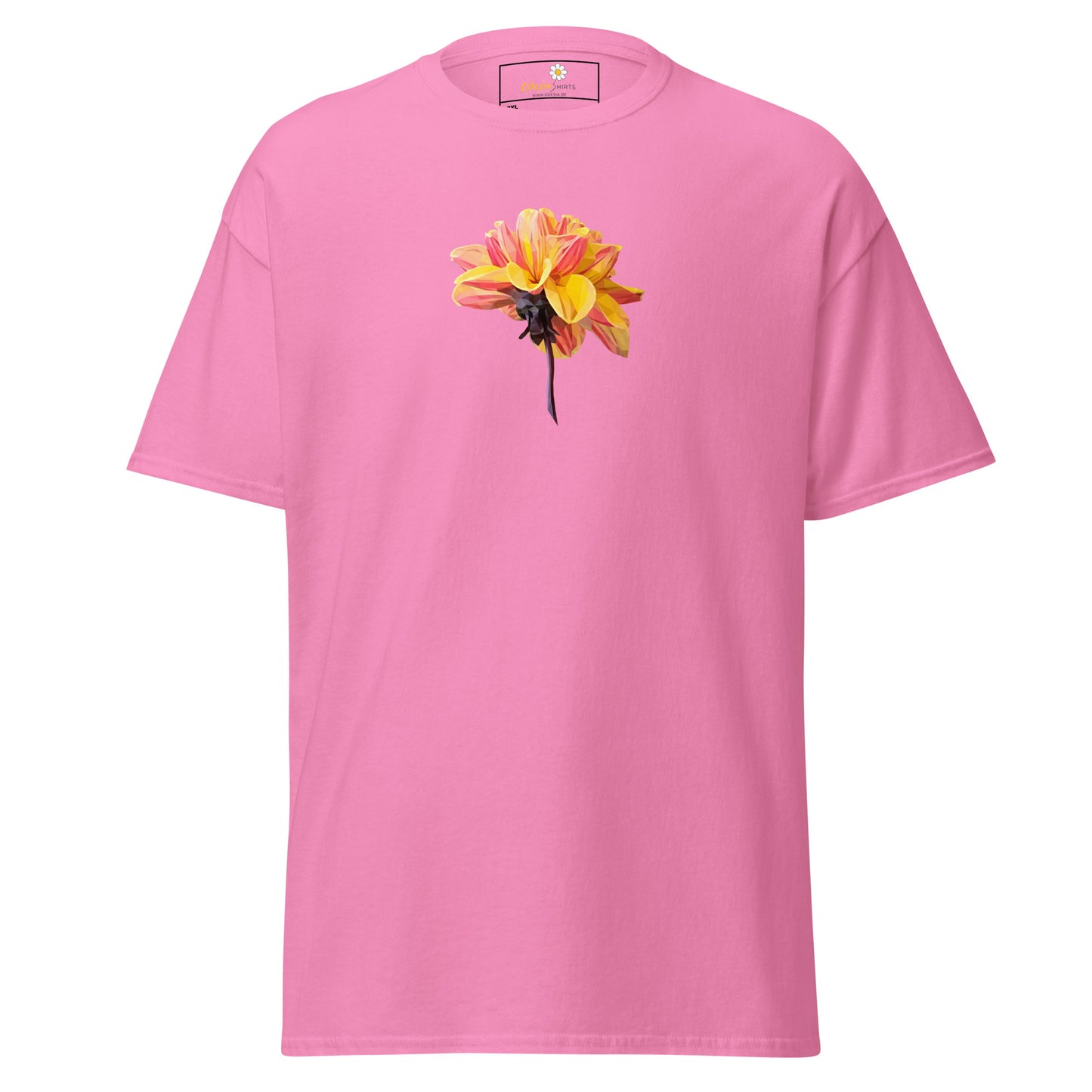 Unisex classic t-shirt - NATURE RED YELLOW FLOWERS - BIG