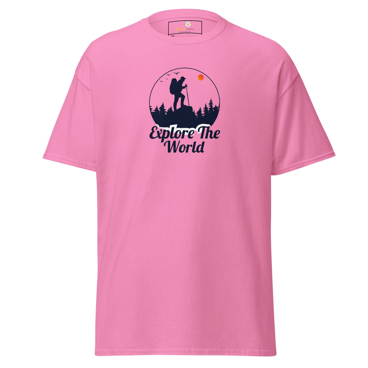Unisex classic t-shirt - ADVENTURE EXPLORE THE WORLD - BIG