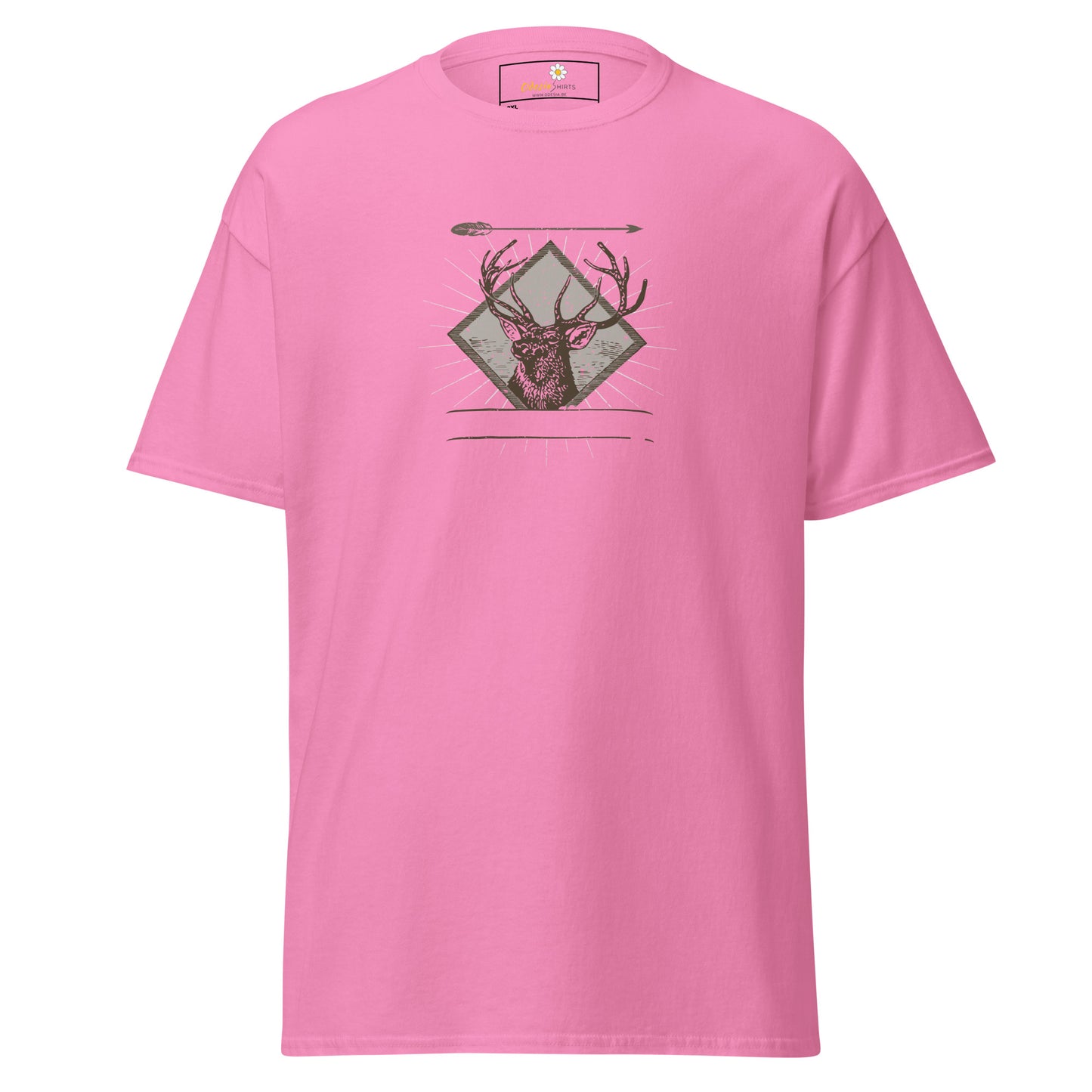 T-shirt classique unisexe - ANIMAUX CERF FLÈCHE - GRAND
