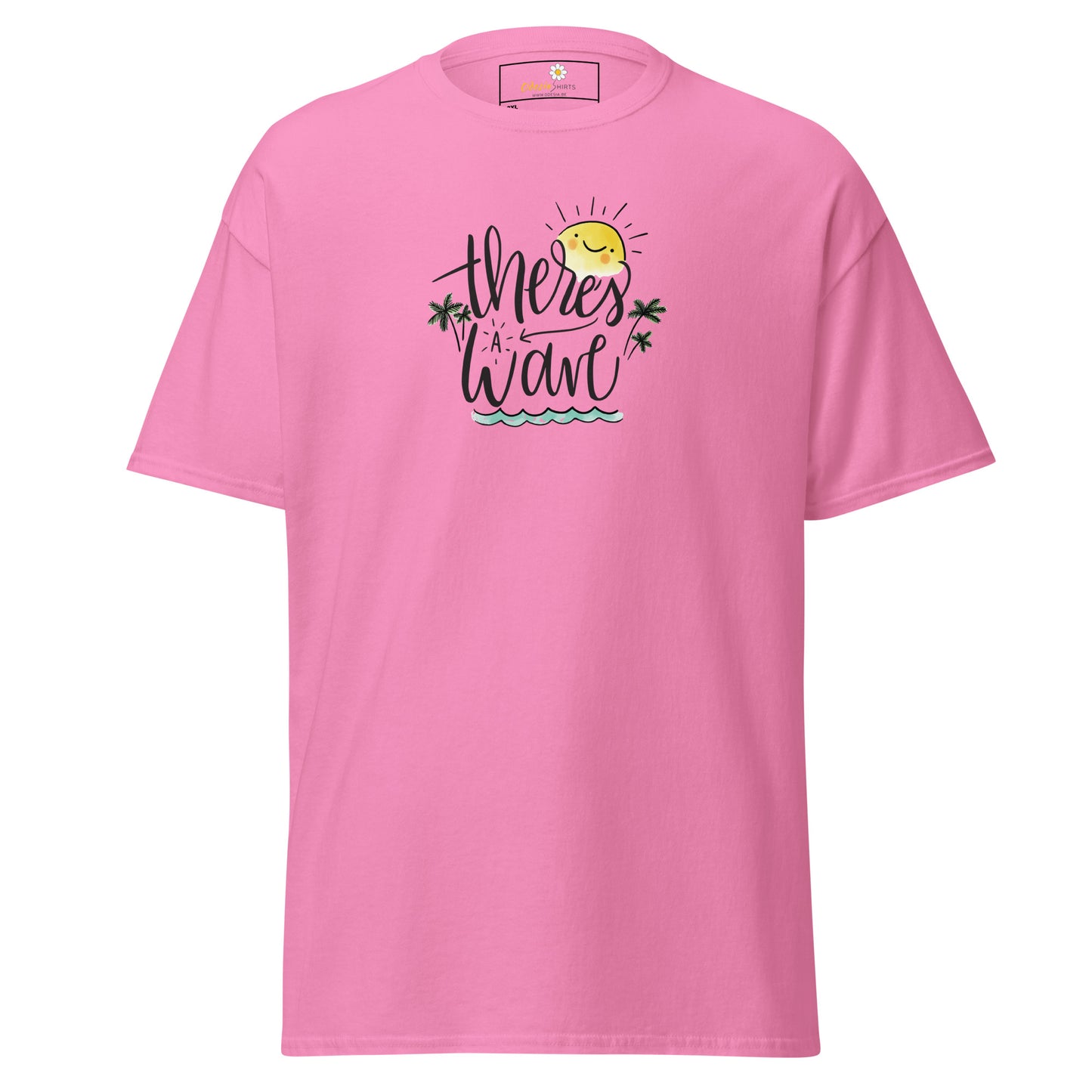 T-shirt classique pour homme - SUMMER THERES A WAVE - BIG