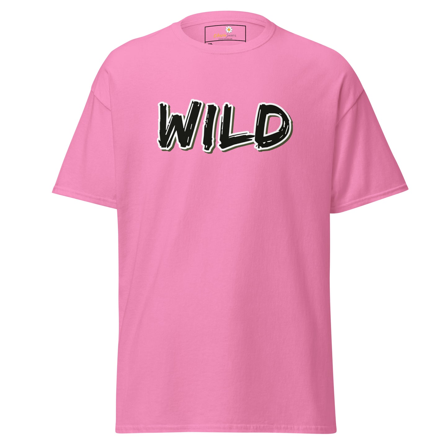 T-shirt classique pour homme - TEXT WILD - BIG