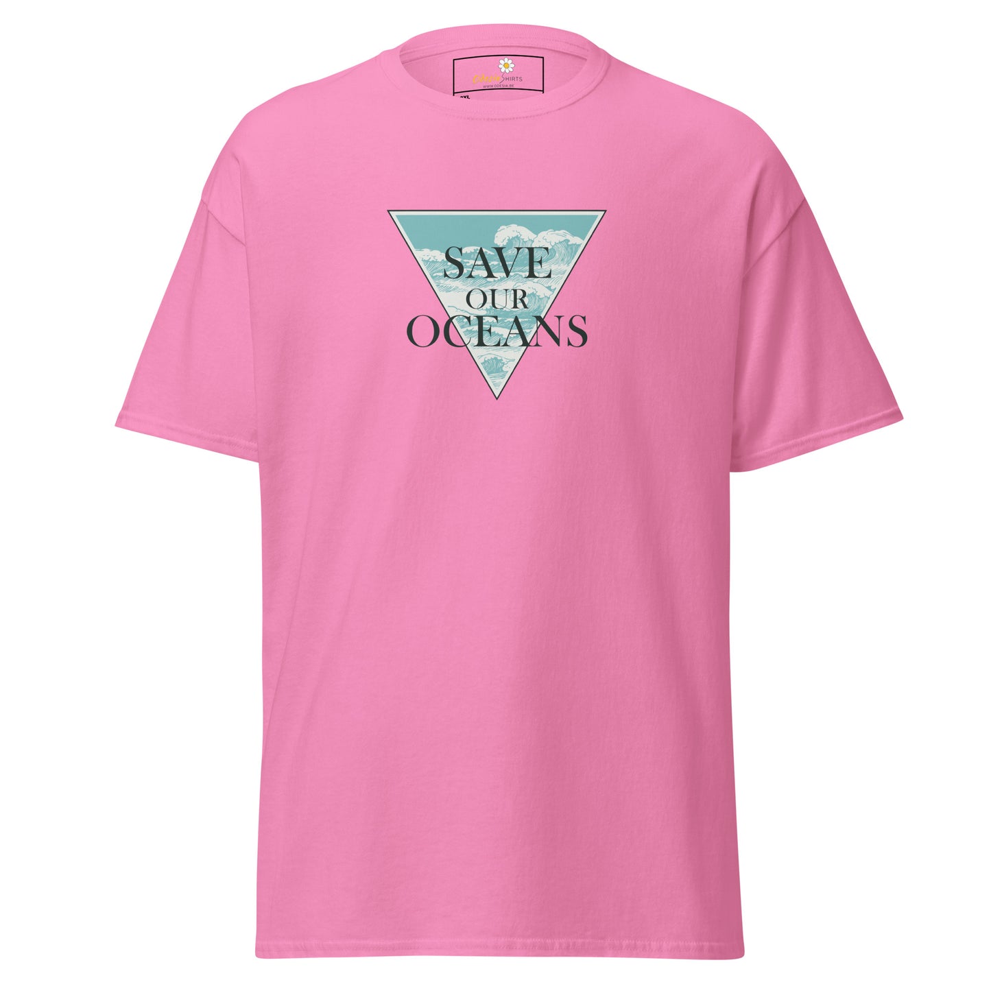 Unisex classic t-shirt - ECOLOGY SAVE OUR OCEANS - BIG