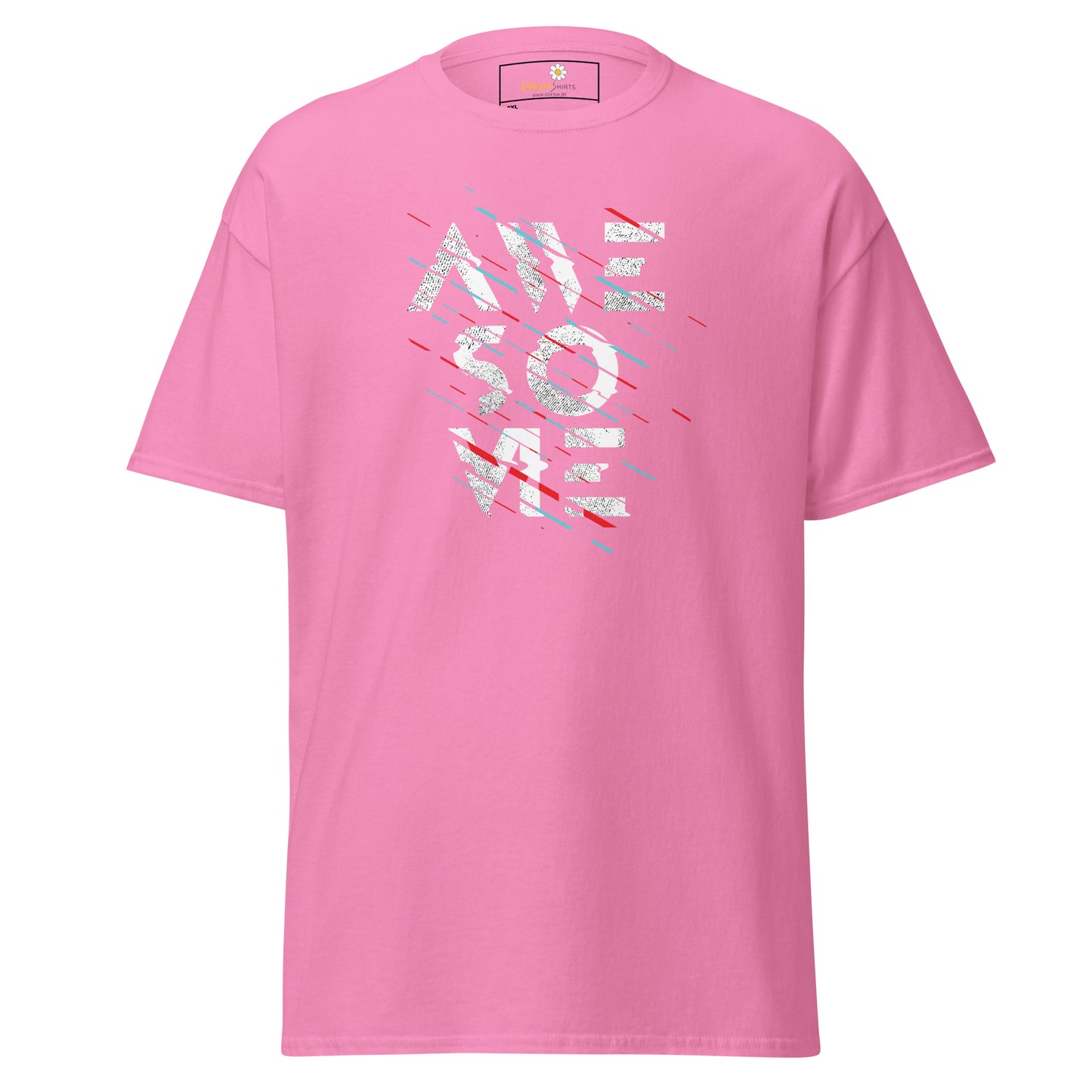 T-shirt classique pour homme - Texte génial - Grand