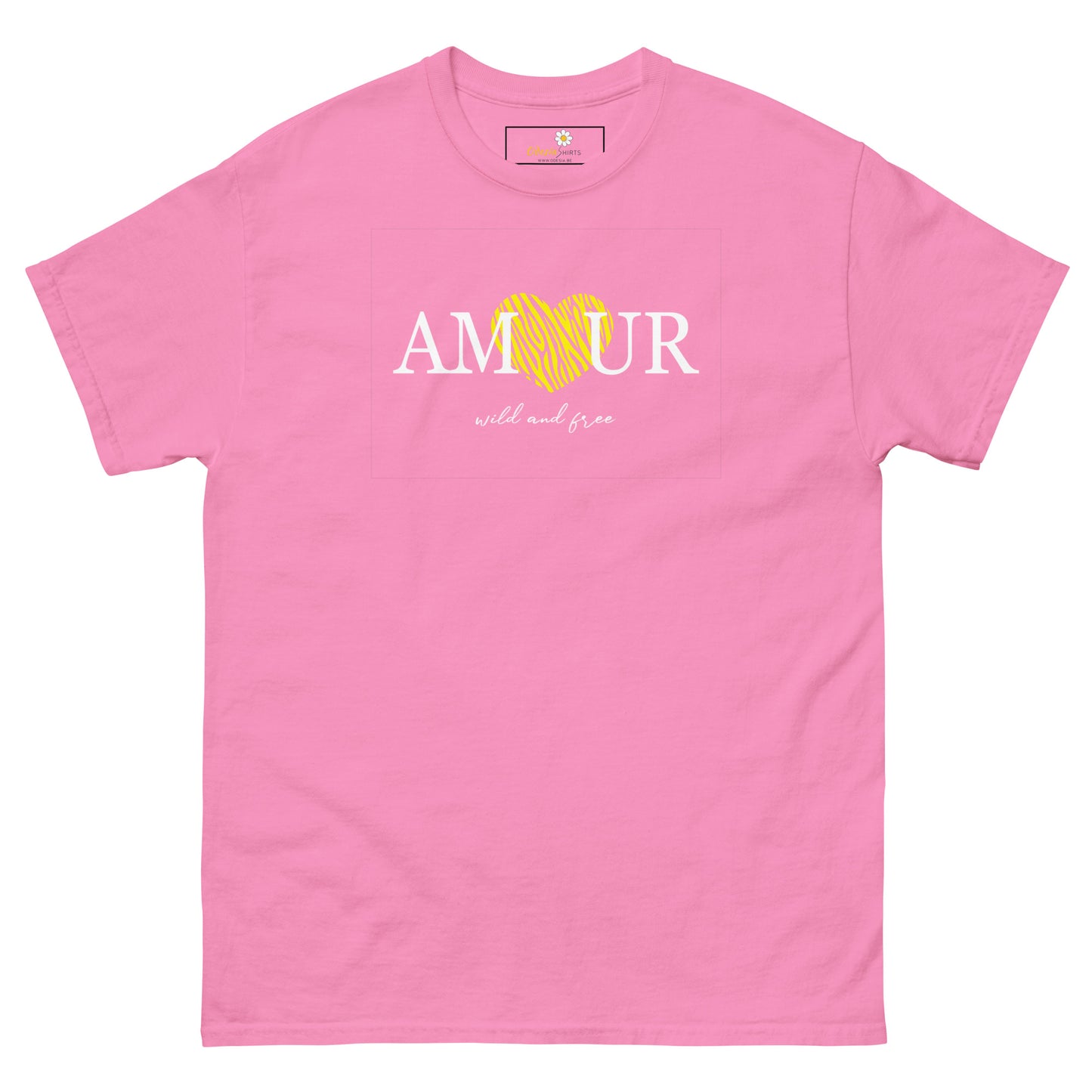 T-shirt classique homme - TEXT AMOUR WILD AND FREE - GRAND