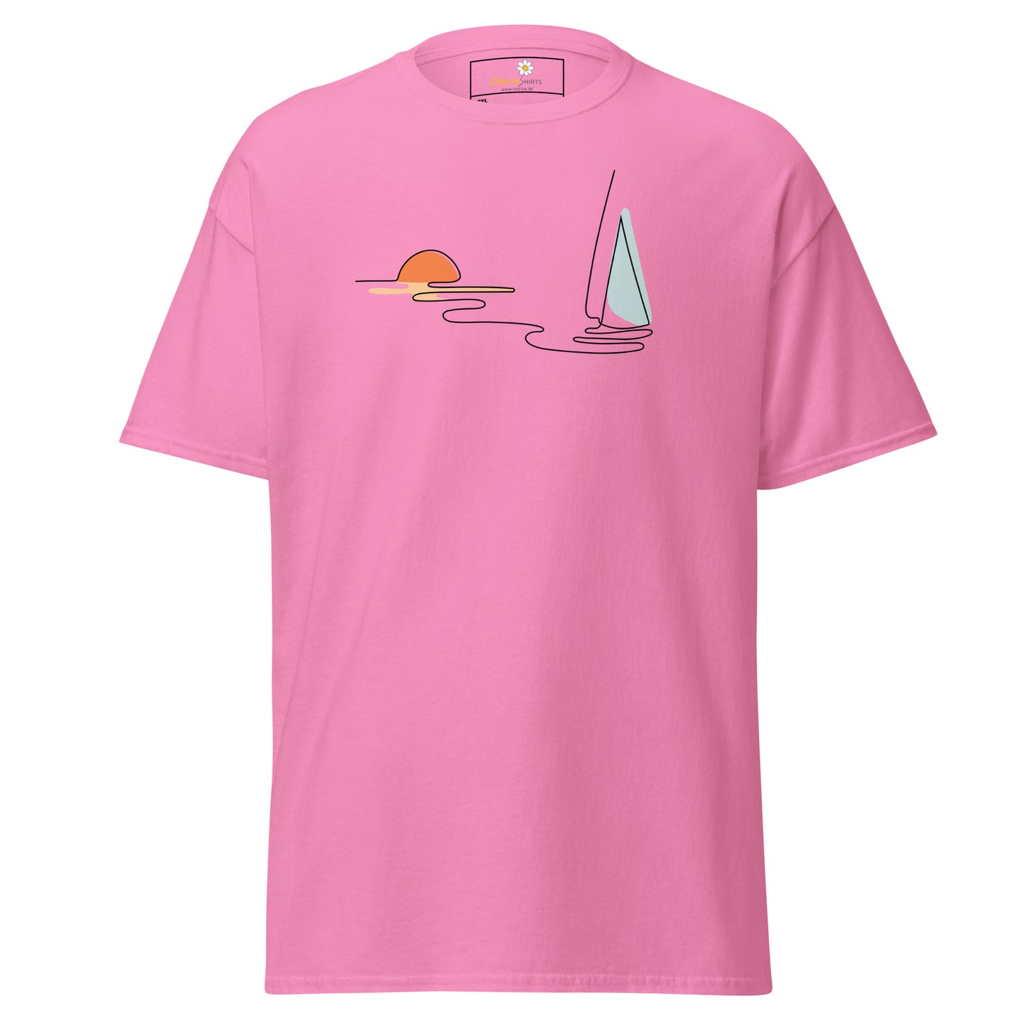 T-shirts classiques pour hommes - NATURE LINE SUNSE5T BOAT - BIG