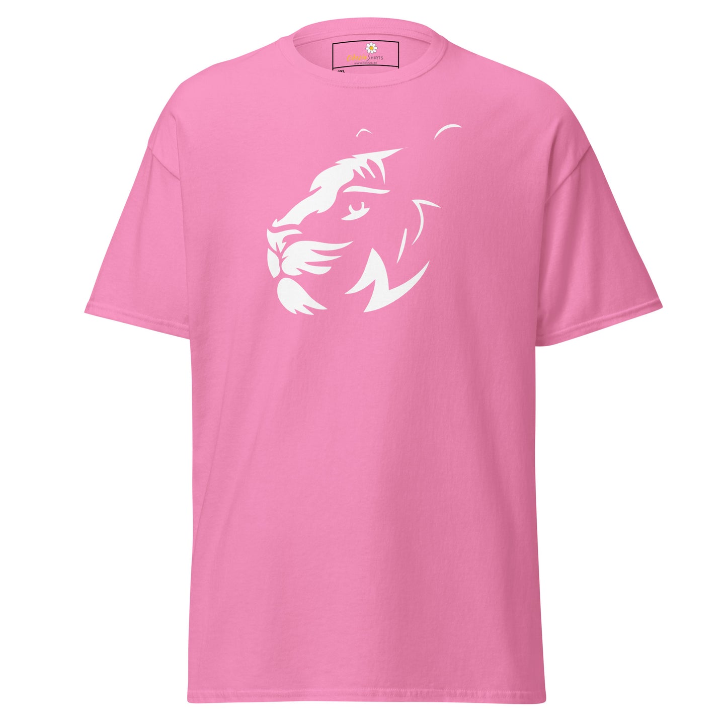 Klassiek T-shirt voor heren - WILDLIFE BIG CAT HEAD - GROOT