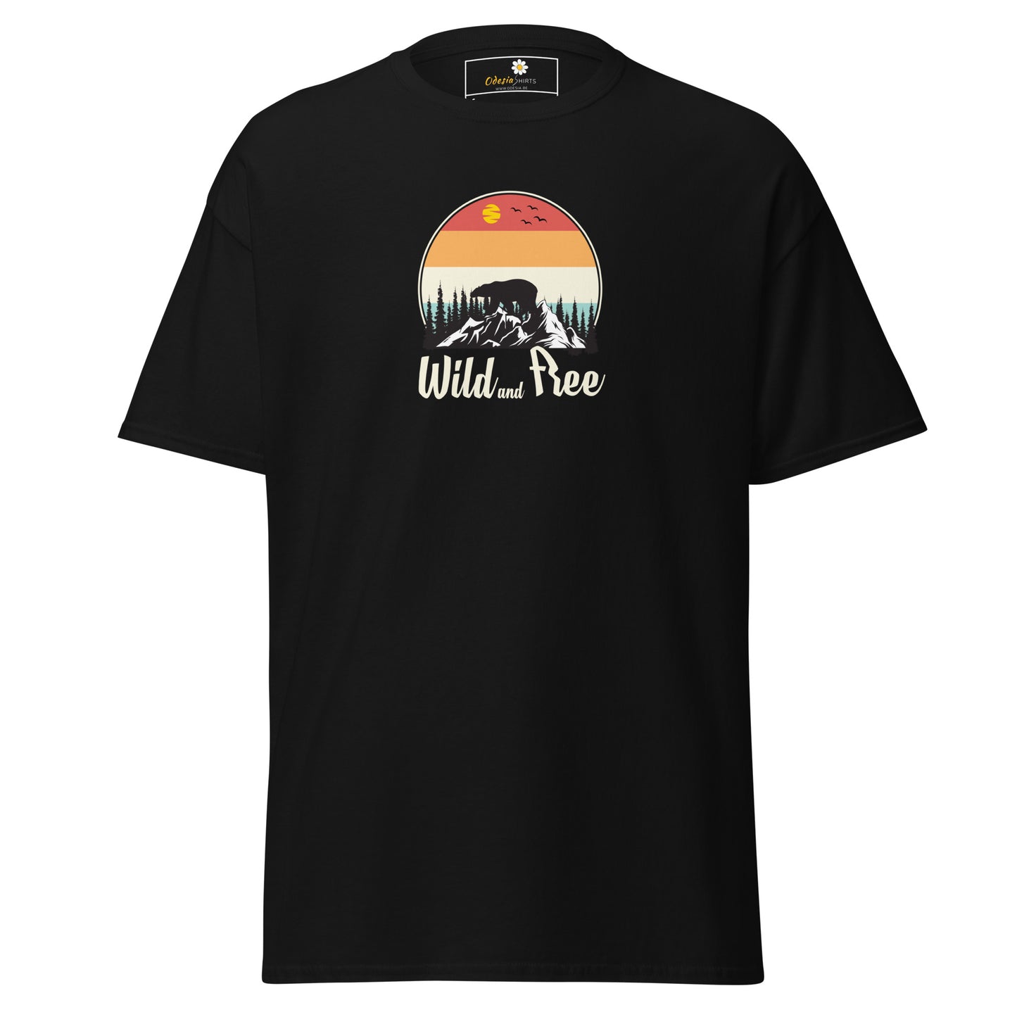 Unisex classic t-shirt - ADVENTURE WILD AND FREE - REGULAR