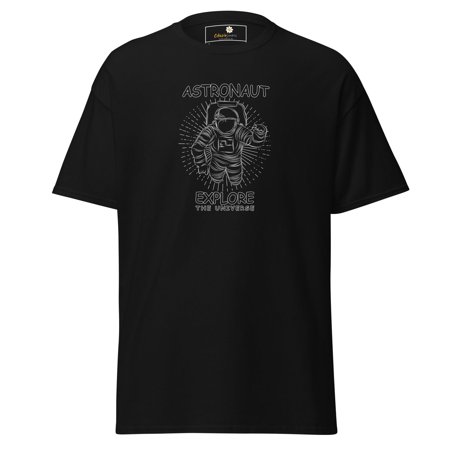 T-shirt classique unisexe - ASTRONAUT EXPLORE UNIVERSE - REGULAR