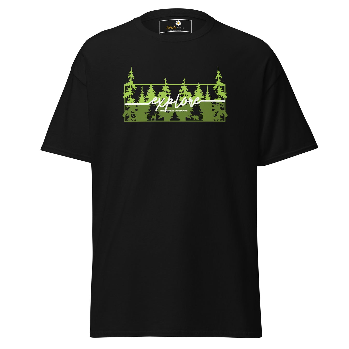 T-shirt classique unisexe - AVENTURE EXPLORE TREES - REGULAR