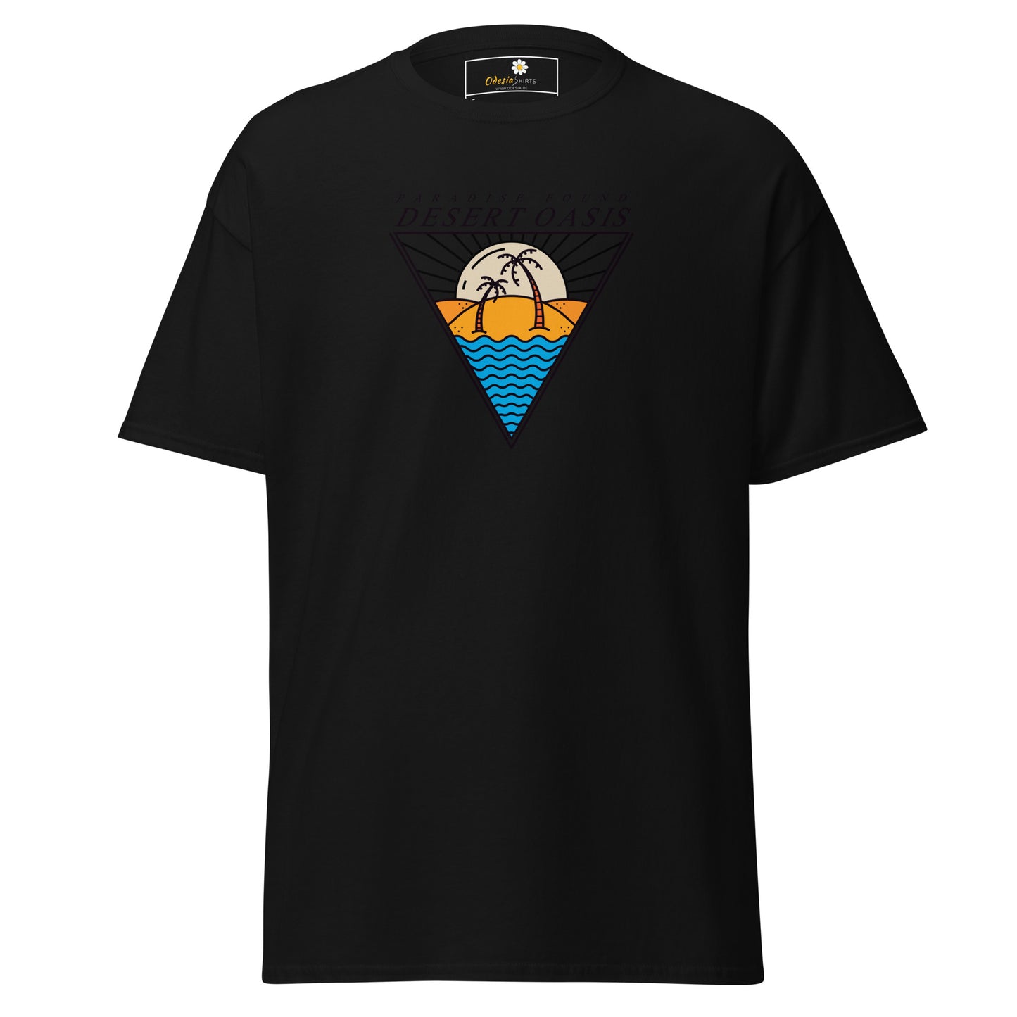 Heren klassiek t-shirt - SUMMER DESERT OASIS - REGULAR