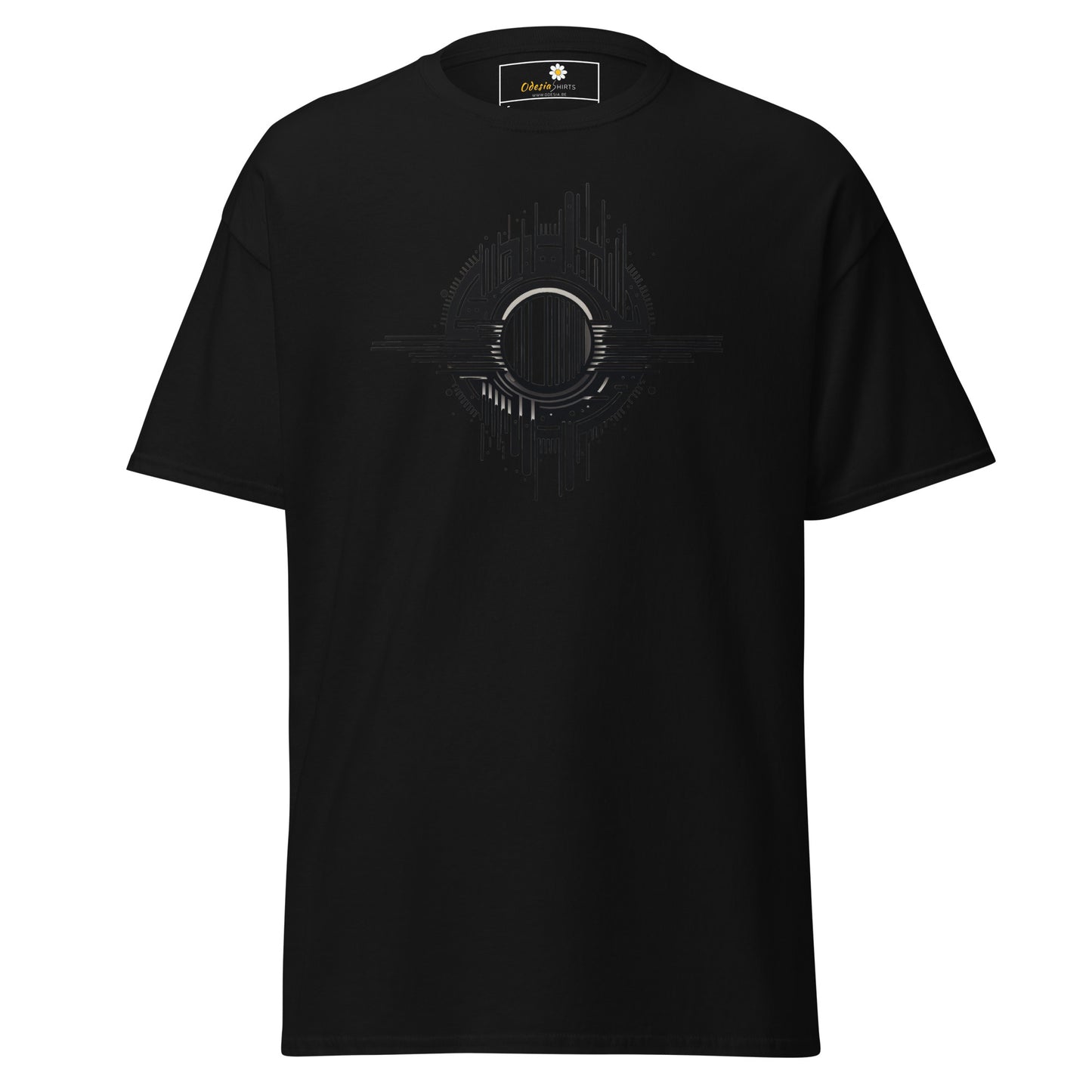 Unisex classic t-shirt - ABSTRACT SPHERE LINES - REGULAR