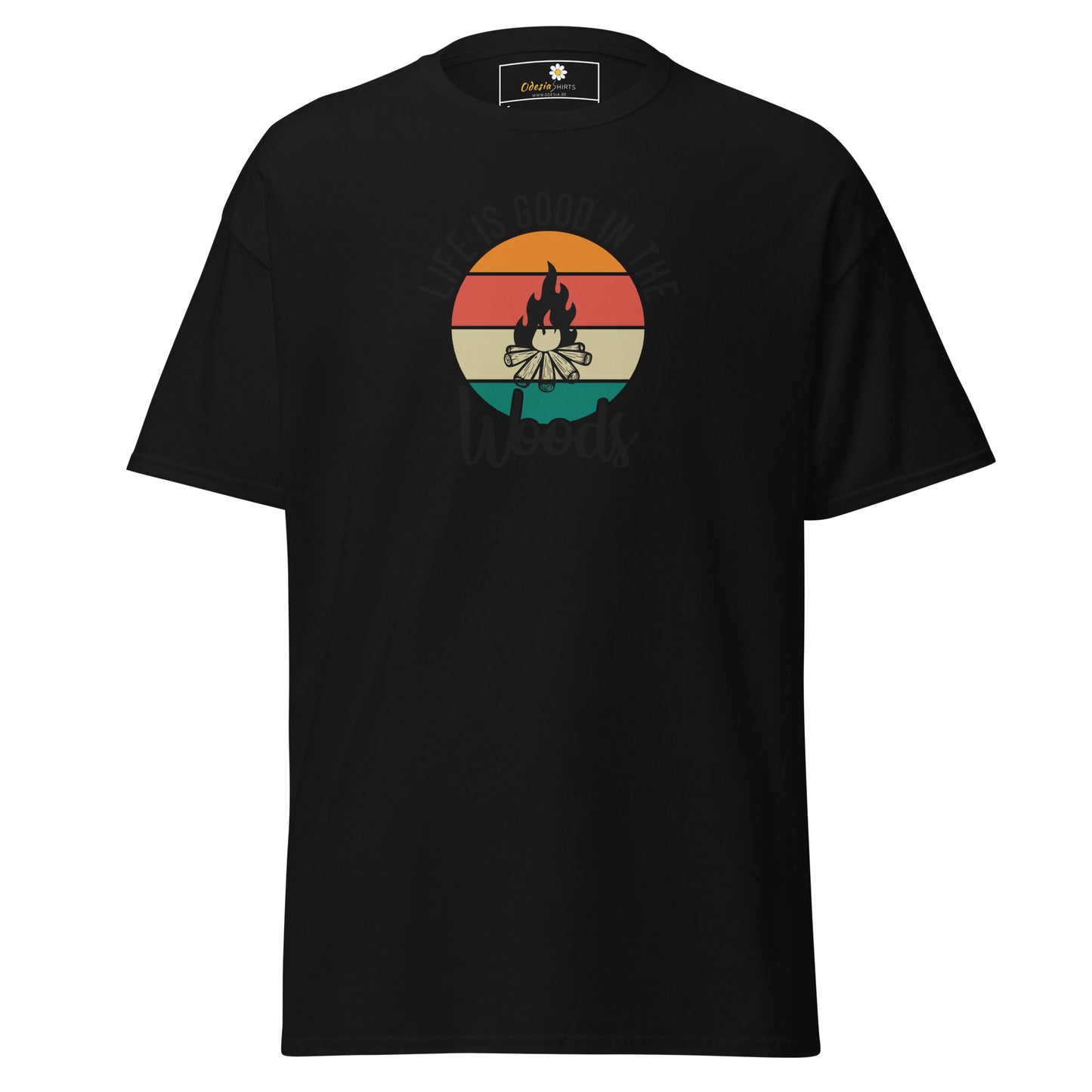 Unisex classic t-shirt - ADVENTURE LIFE GOOD IN WOODS - REGULAR